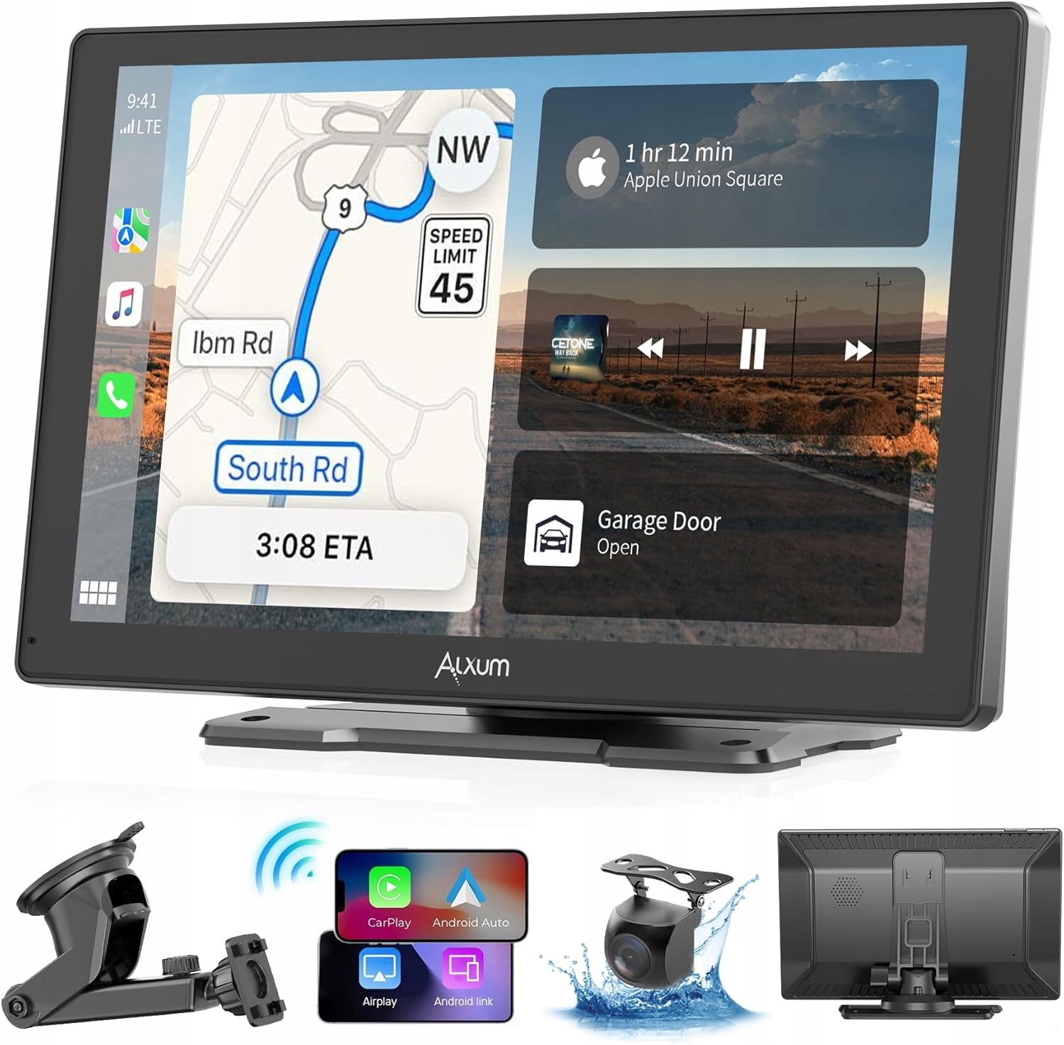 Displej Carplay Alxum Radiopřehrávač Android 22.9 CM Autorádio Wifi