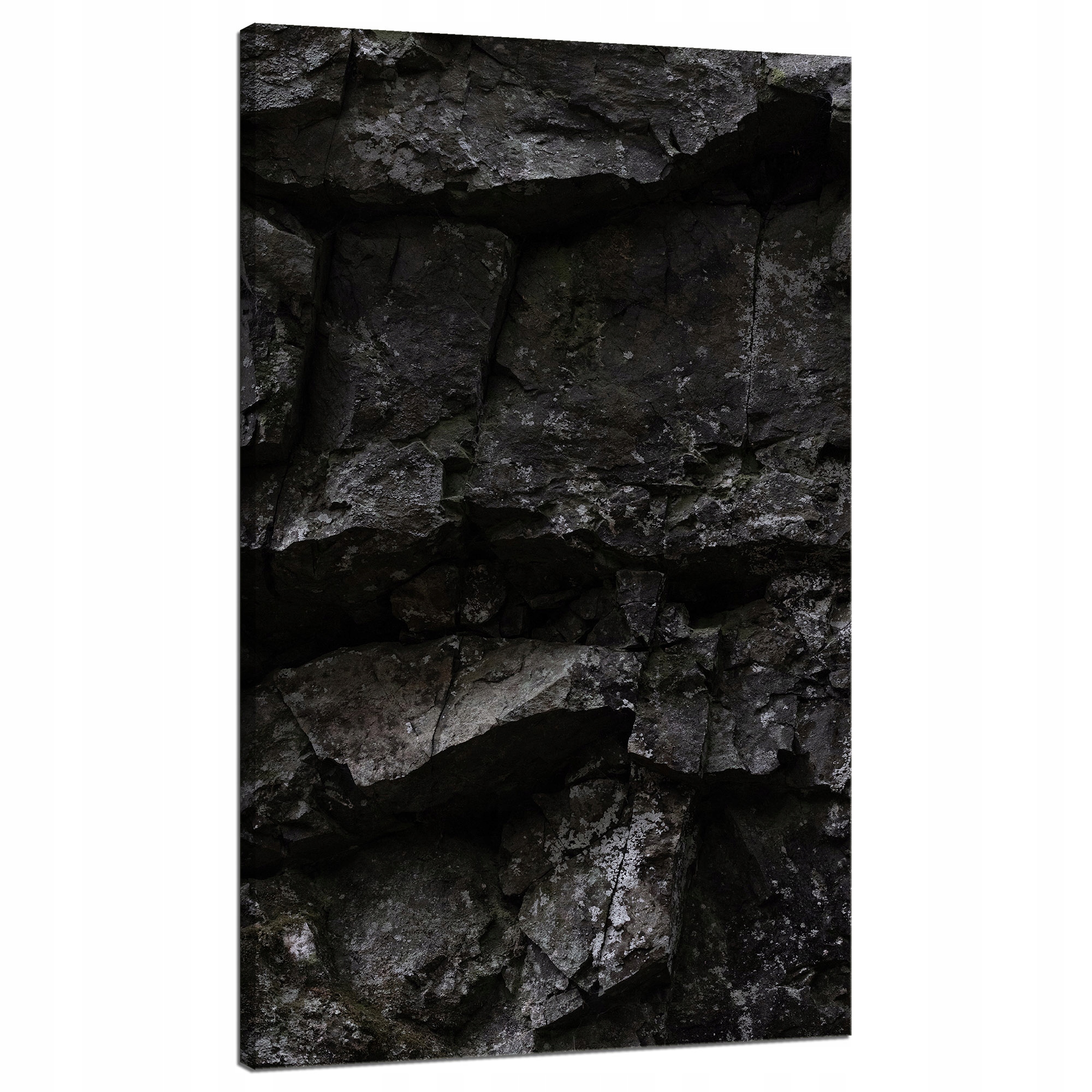 Obraz Canvas Příroda Černé skály Kámen 70x120 cm