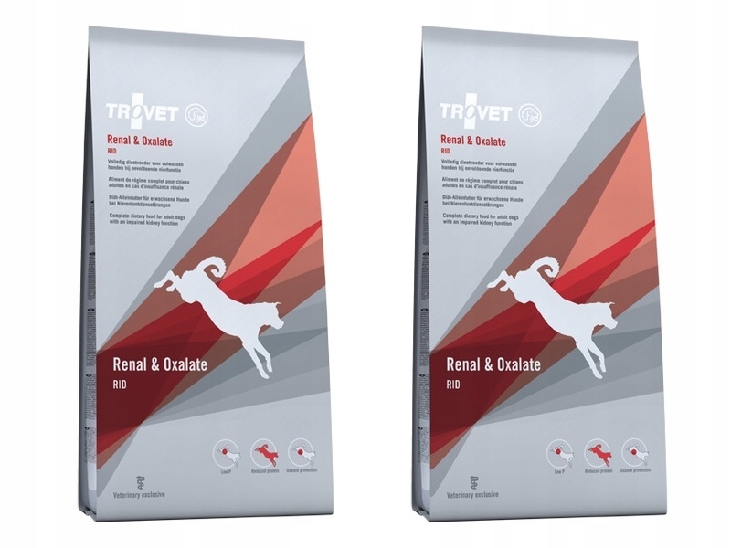 Levně Trovet Dog Rid Renal & Oxalate 2 x 12.5 kg Krmivo pro psy