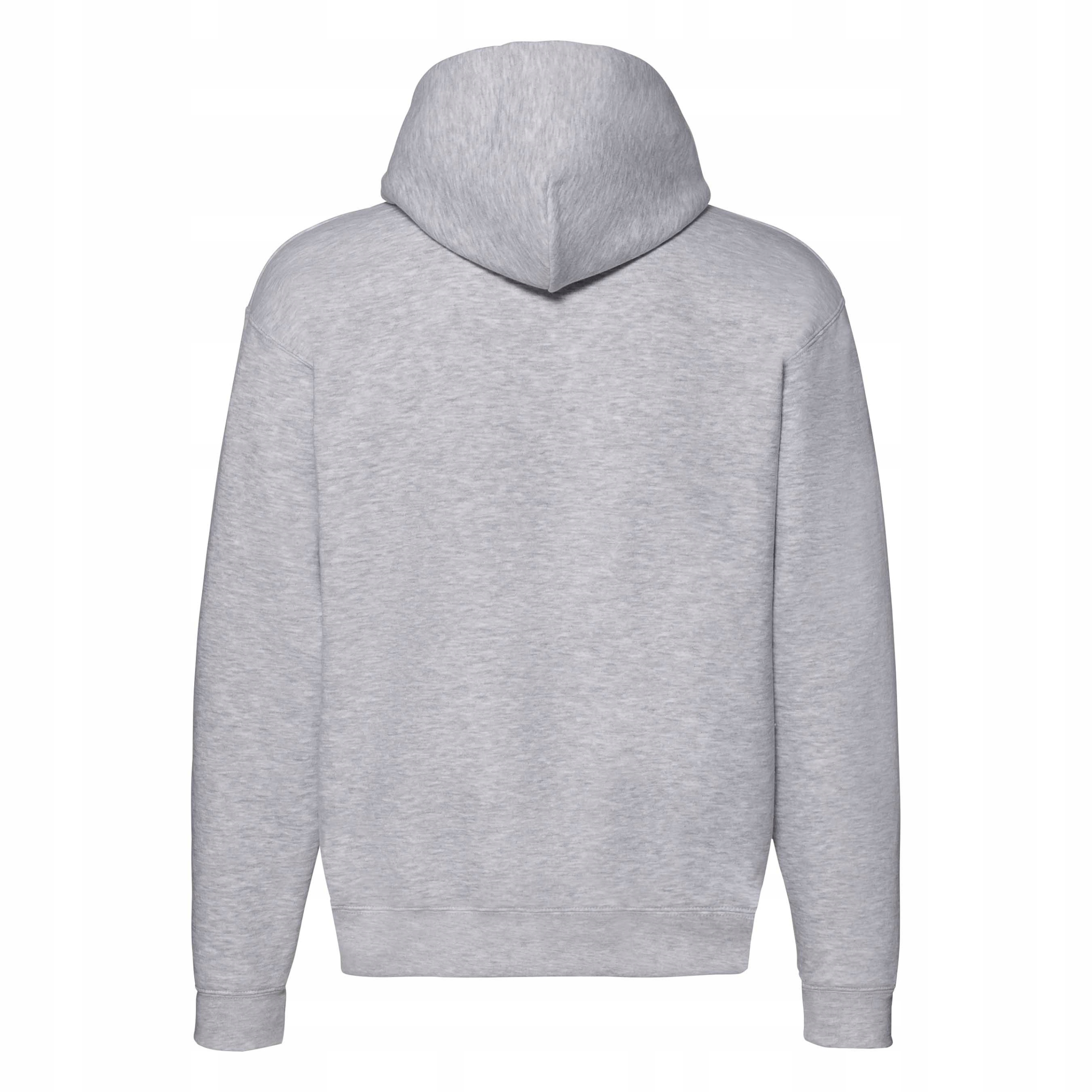 Pánská Mikina S Kapucí rozepínací Heather Grey vel. XL