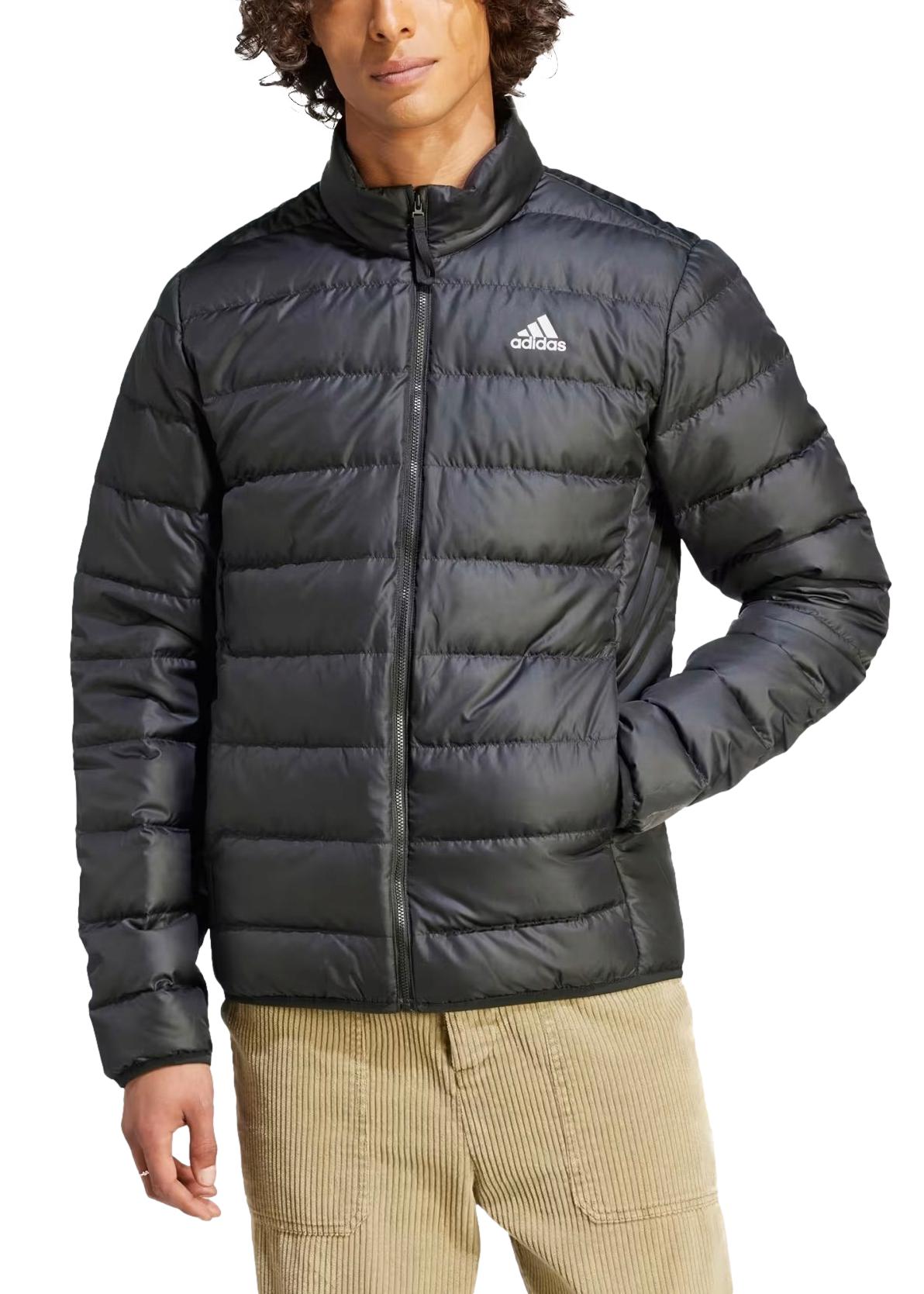 adidas Pánská zimní zapínací péřová bunda teplá, pohodlná, vel M