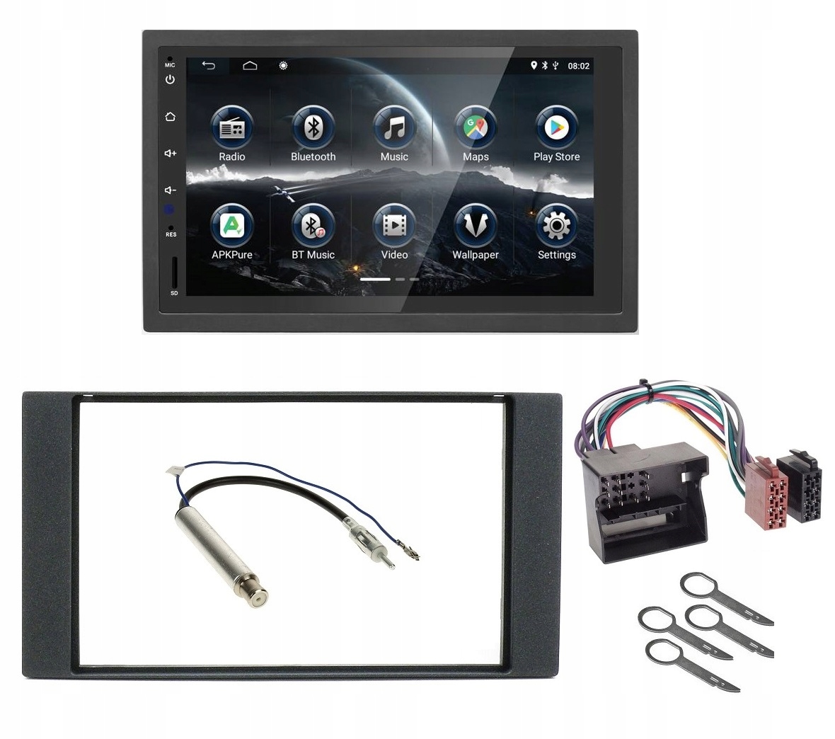 Ltc AVX8200BT Bluetooth autorádio Android LCD 7" Ford Focus C-max