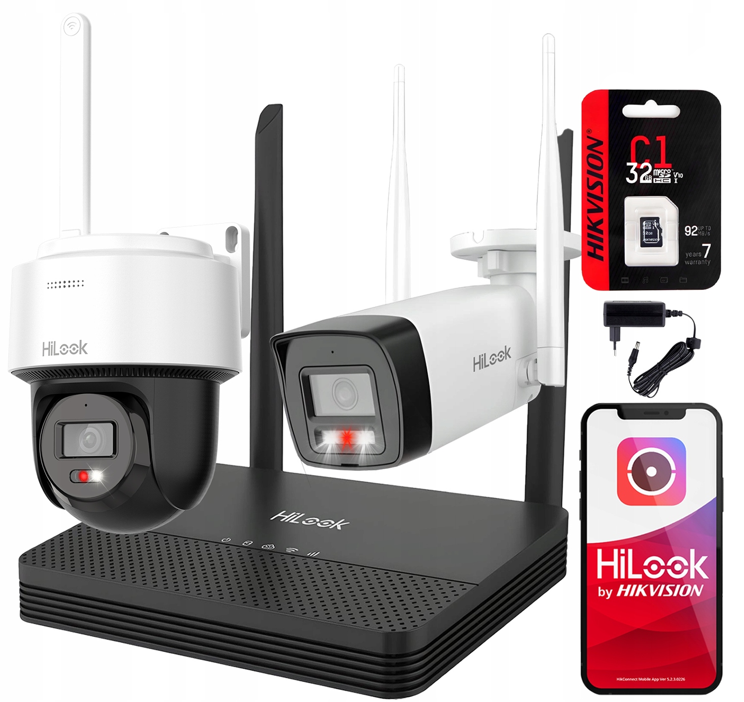 Sada pro monitorování WiFi 4MPx EasyLink WIFIKIT-BP4-4CH 32GB karta