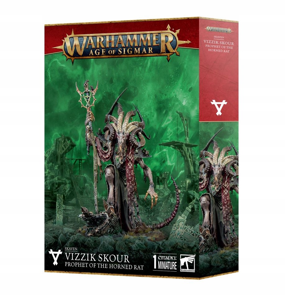 WARHAMMER Age Of Sigmar: Vizzik Skour Prophet of Horned Rat | Skaven