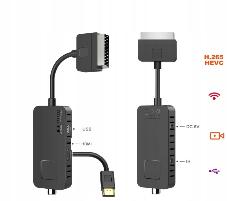 

Tuner dekoder Tv Hdmi DVB-T2 H.265 Hevc Recorder