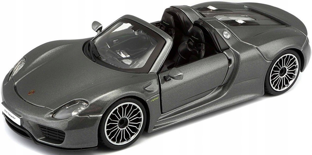 Porsche 918 Spyder grafit 1:24 model Bburago 21076