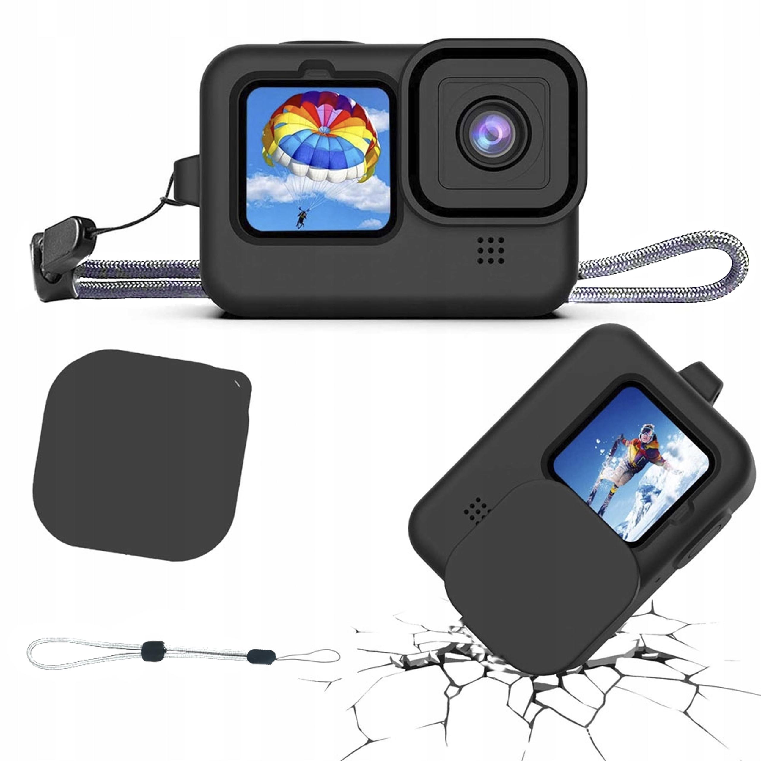 Obudowa Etui Silikonowe Silikon Smycz do Kamery GoPro Hero 13 12 11 10 9