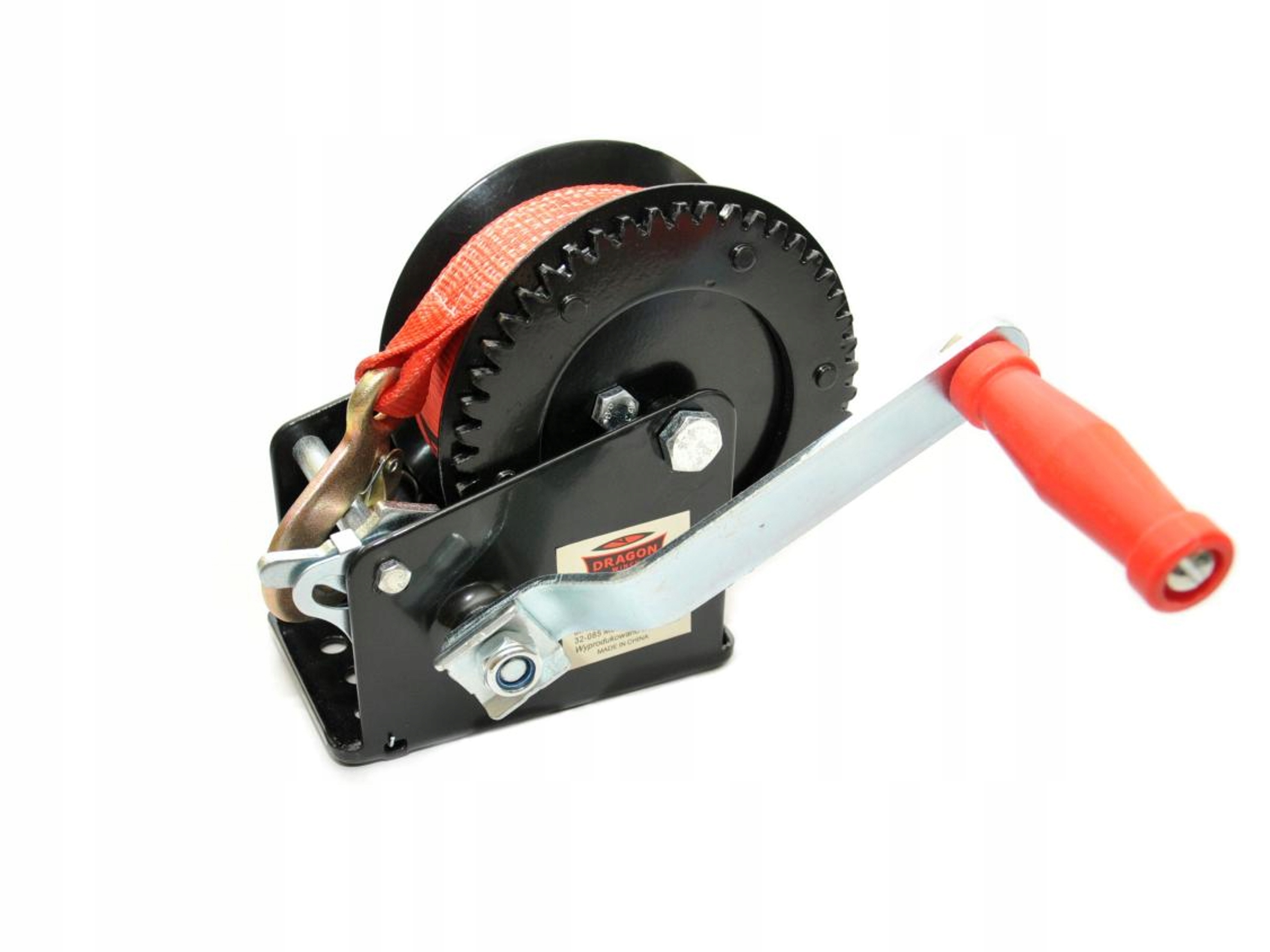 Ручная лебедка с кривошипным ремнем DRAGON 1133KG DWK25P