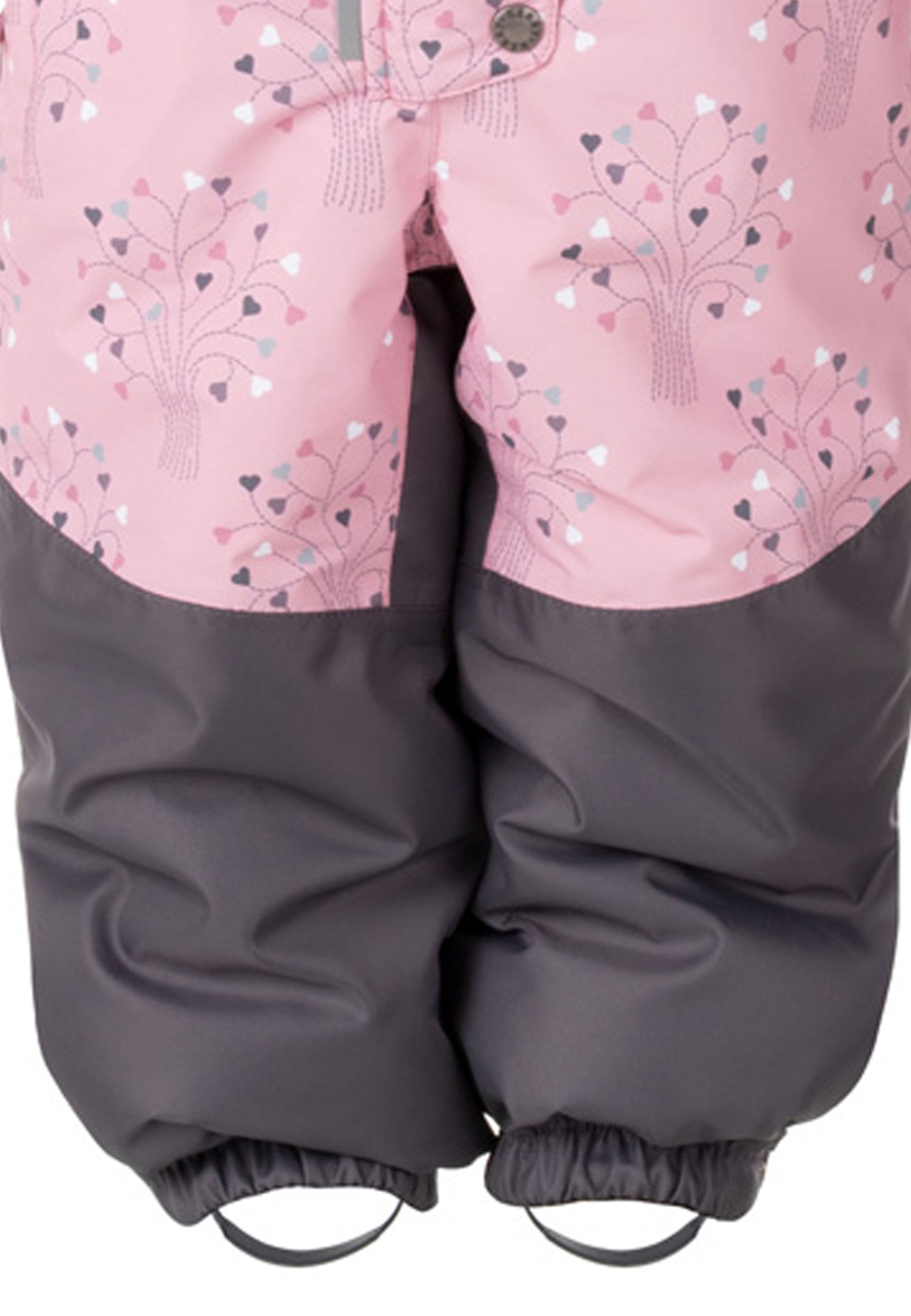 Kombinezon JULIET w kolorze jasnoróżowym z wzorem, r. 104 Rękaw długi rękaw