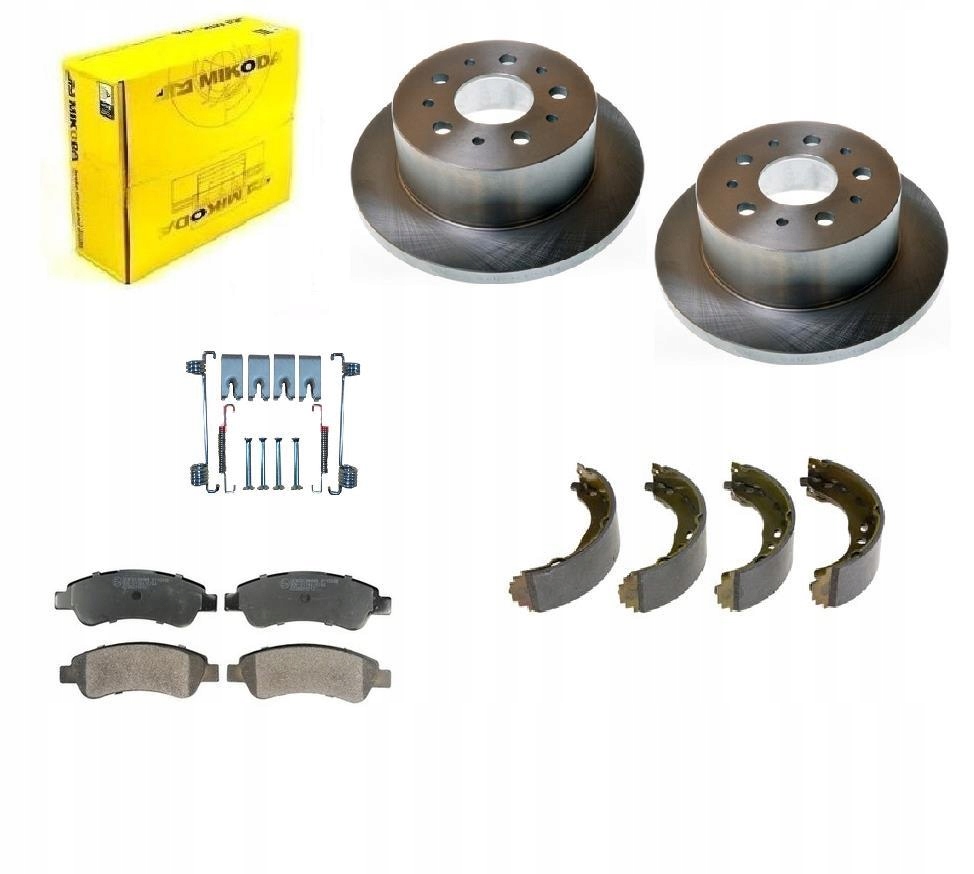 Kotouče Kostky Szczeki Jumper 06- Zadní 280MM 1.7T 72