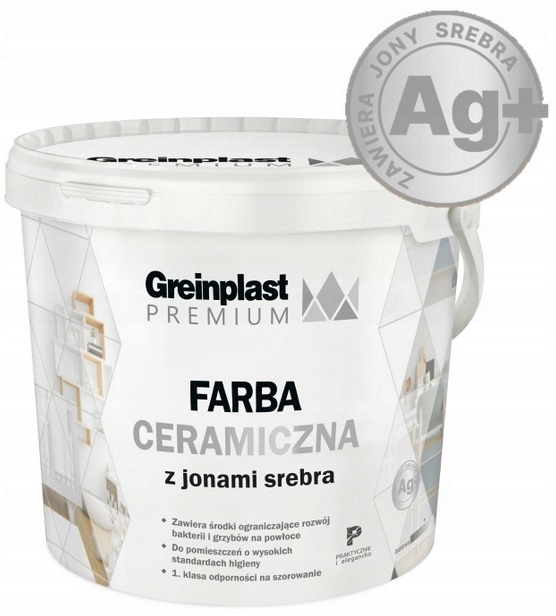 Greinplast Ceramiczna Z Jonami Srebra Antybakteryjna Antygrzybiczna 10L