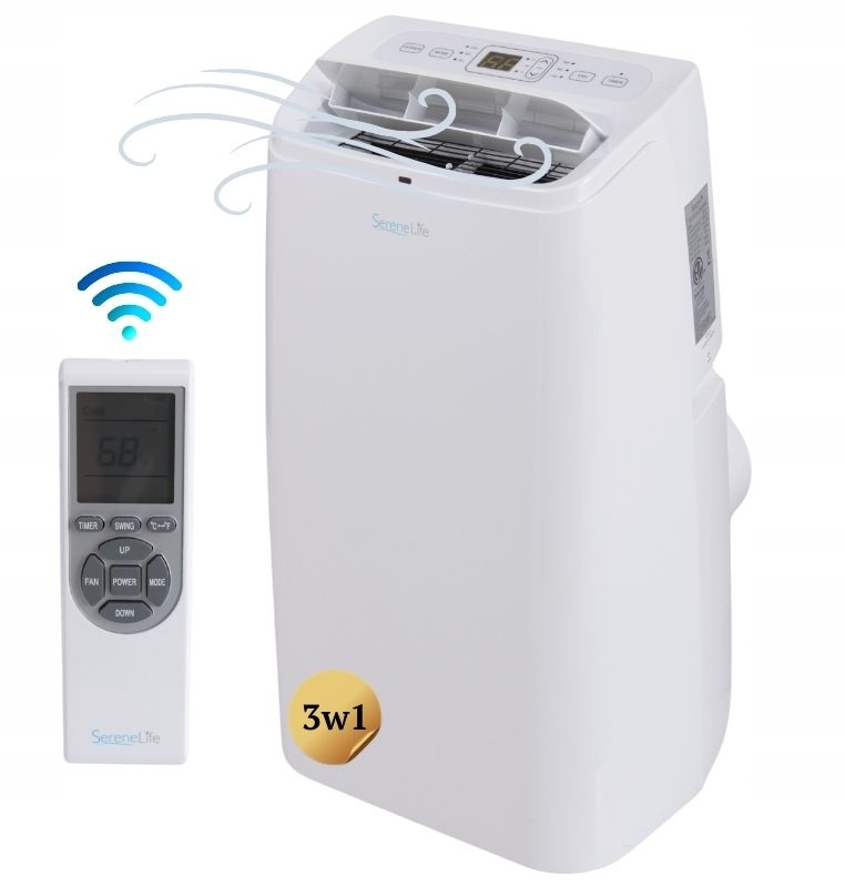 Klimatyzator Przenośny 3W1 Osuszacz Pochłaniacz Wilgoci Serenelife
