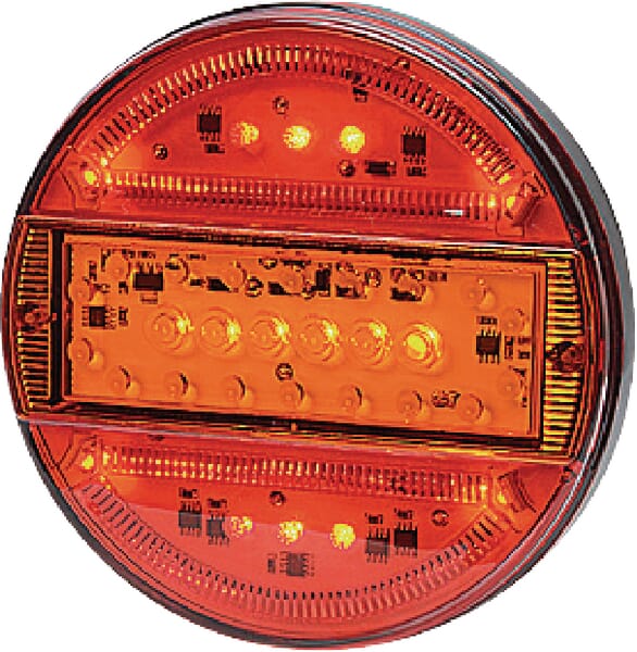 Led kombinovaná zadní lampa, kulatá, Ø 140 mm 12/24V Kramp LA40011