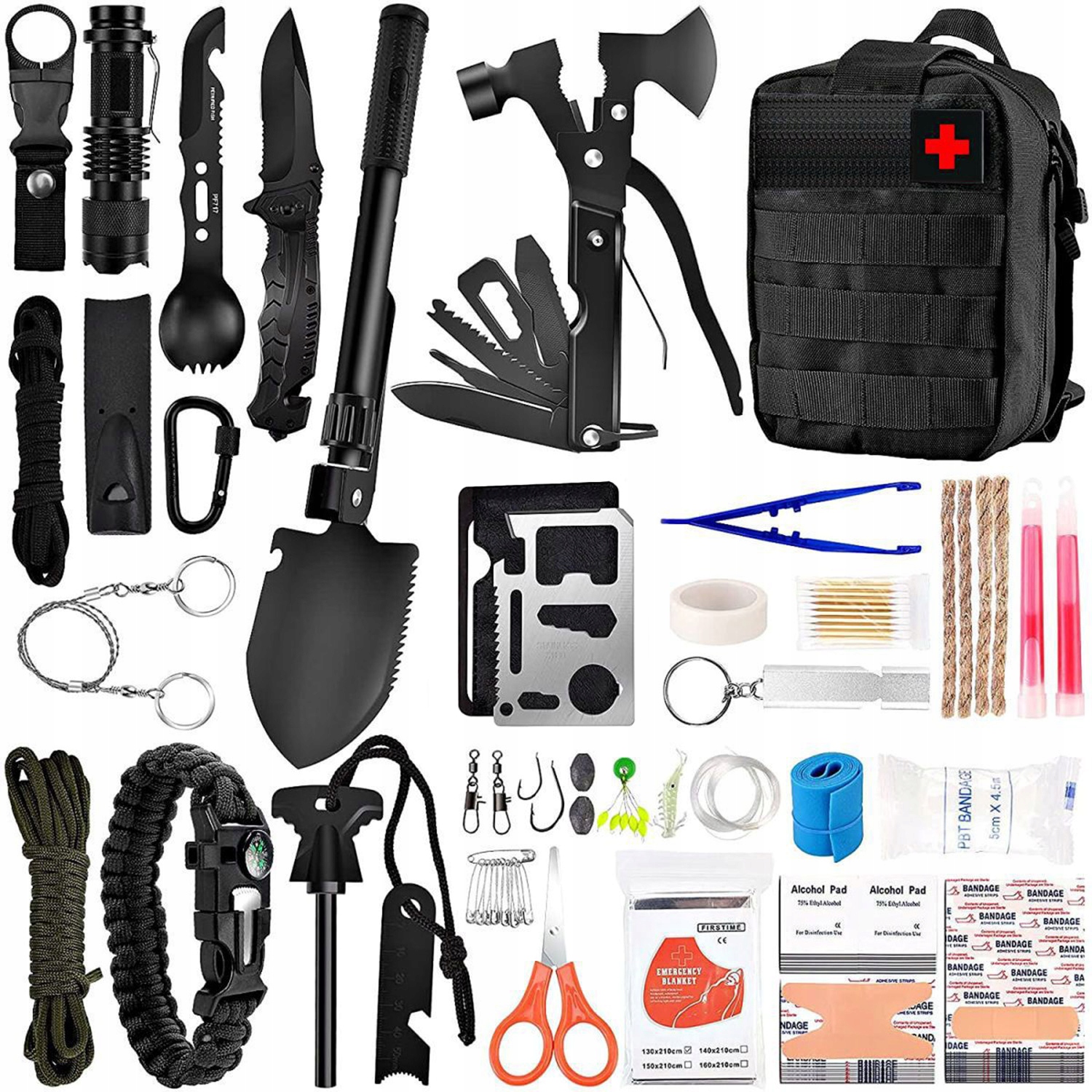 Największy Zestaw Wojskowy Survivalowy Funkcje I Elementy Przetrwania 92w1