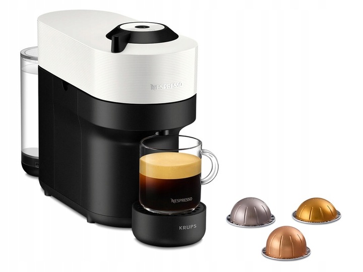Ekspres Krups Nespresso Vertuo Pop XN9201 Zestaw 12 Kaw
