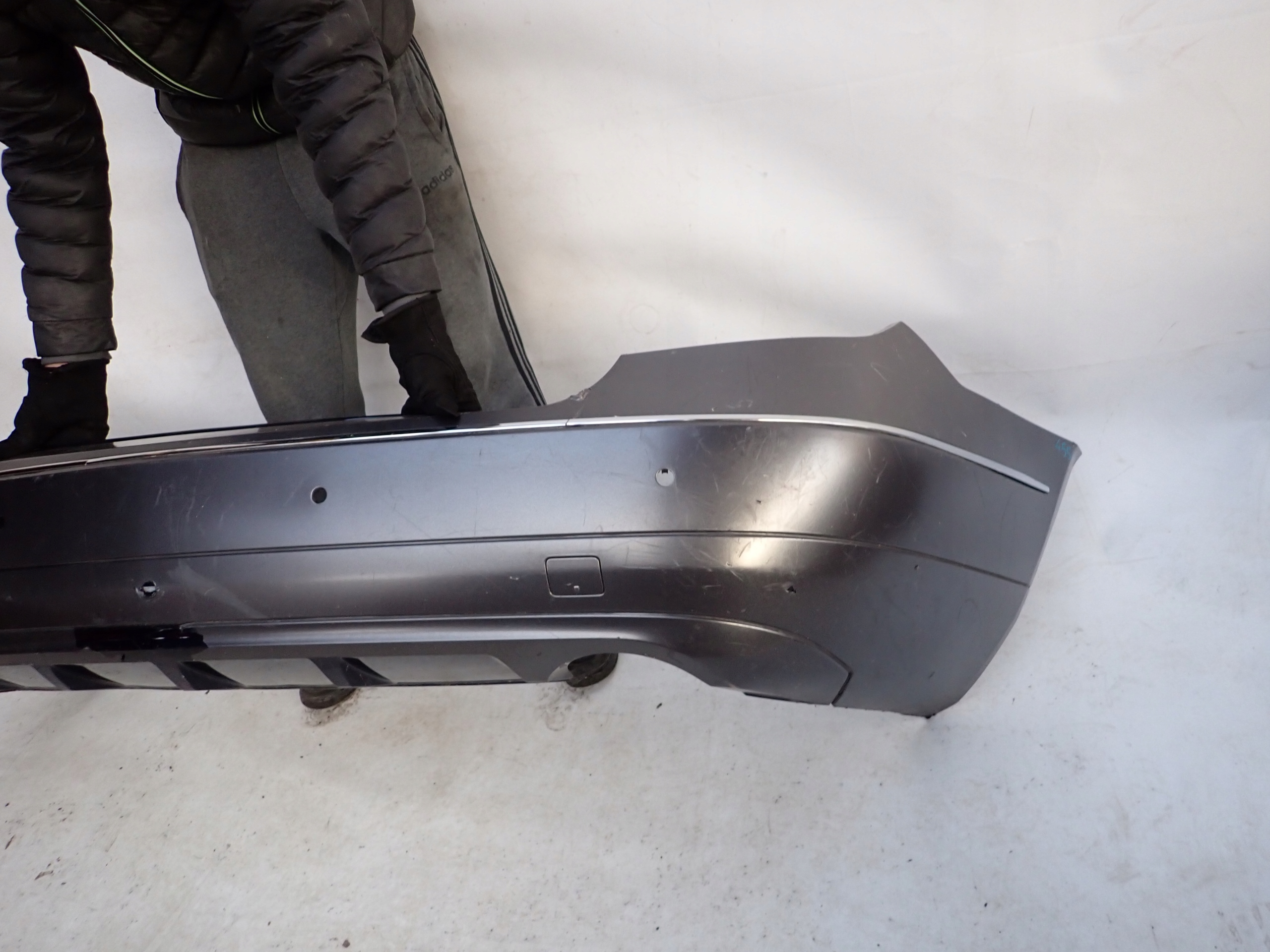 MERCEDES W207 COUPE 09- bumper rear part rear PDC