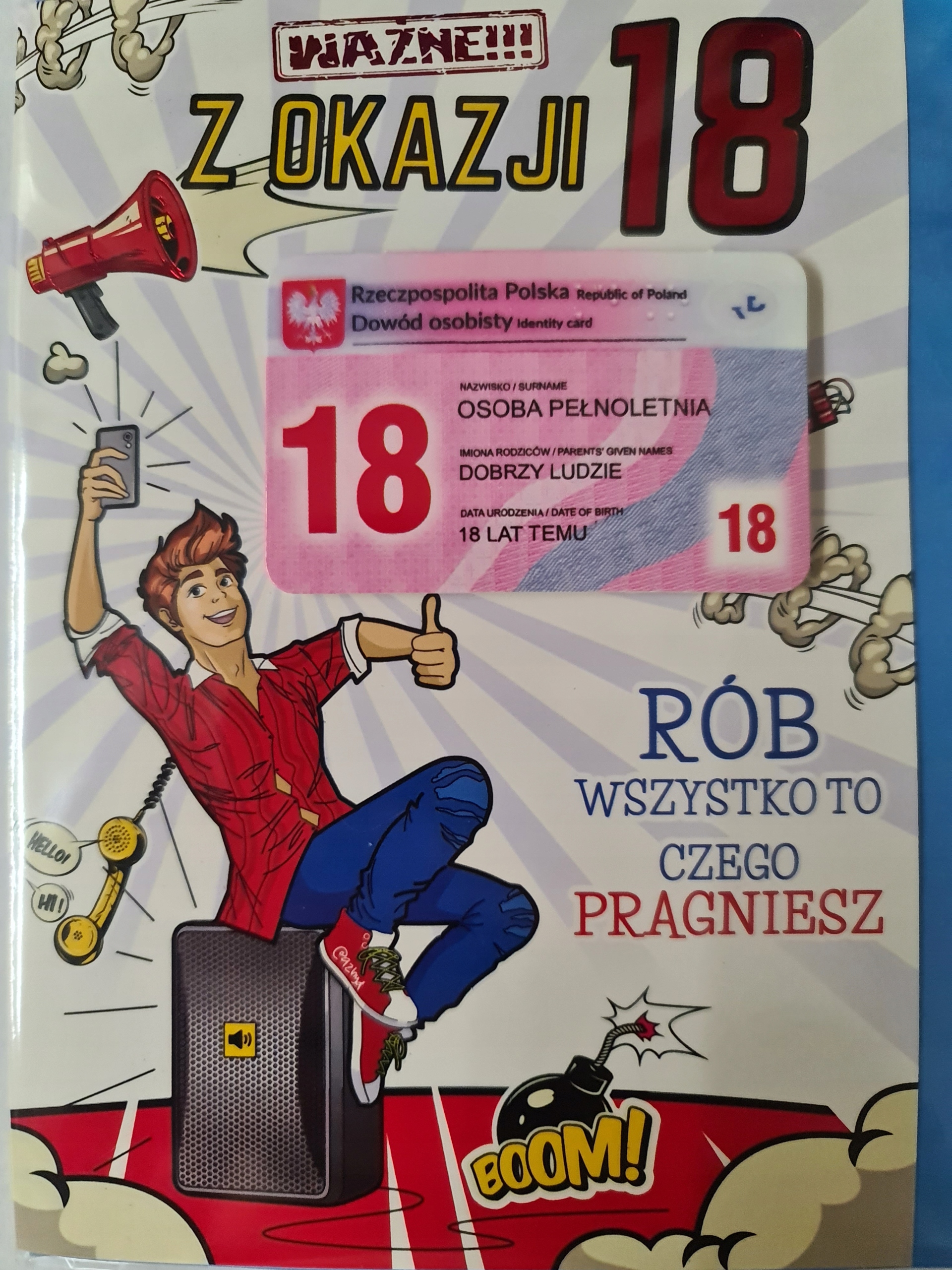 

kartka na osiemnastkę kartka na 18 kartki Wesołe
