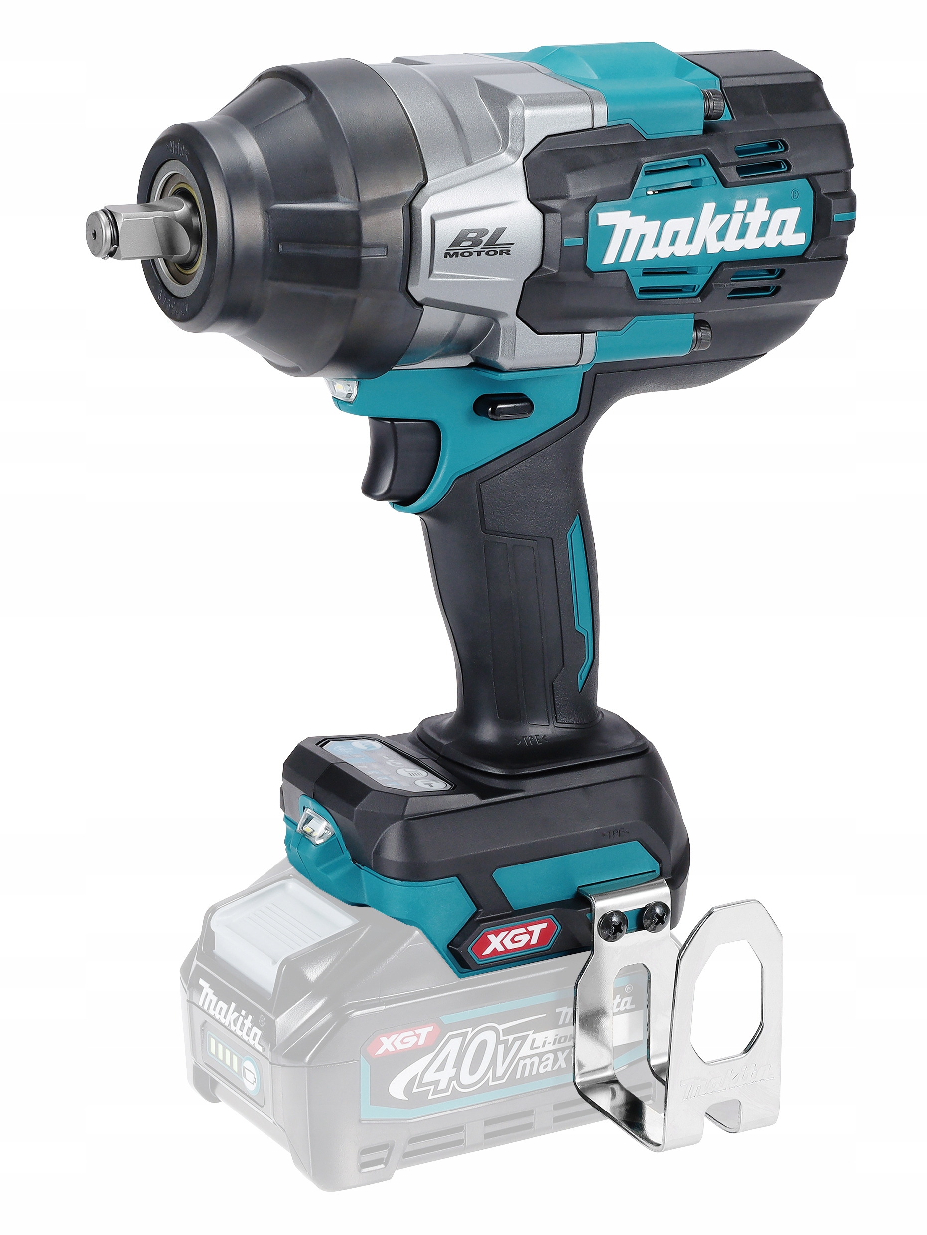 Rázový uťahovák 40Vmax 1/2" 1700 Nm 0 – 1800 ot./min (xgt) telo Makita