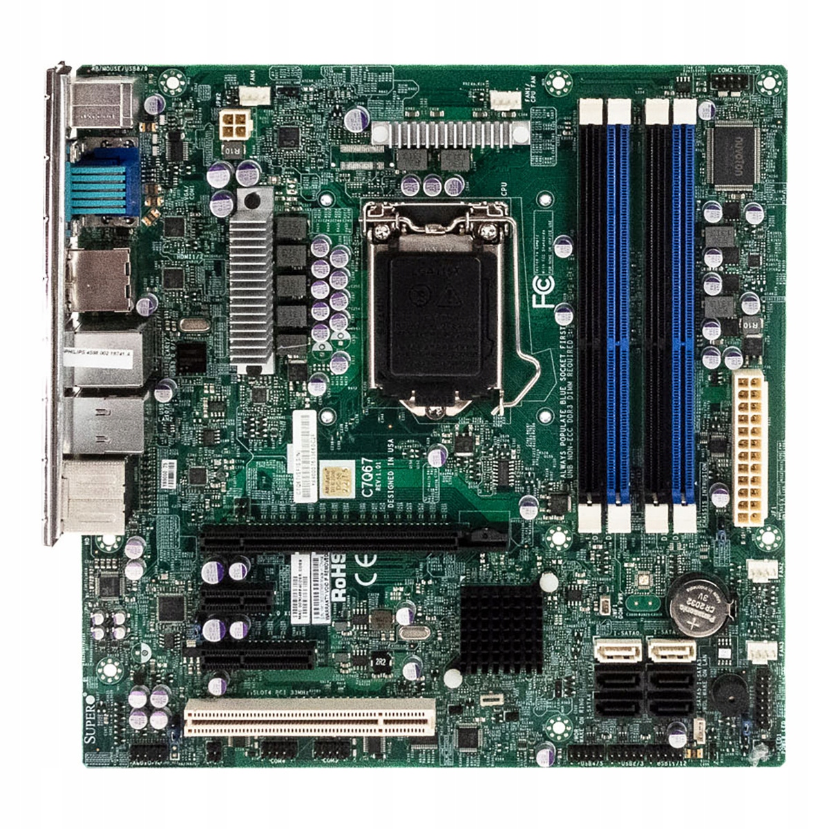 Patice Supermicro C7Q67 LGA1155 DDR3 PCIe Pci micro-ATX