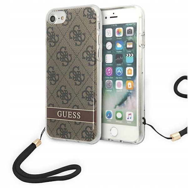 Zadní Kryt Guess pro Apple iPhone Se (2020), iPhone Se (2022) hnědý