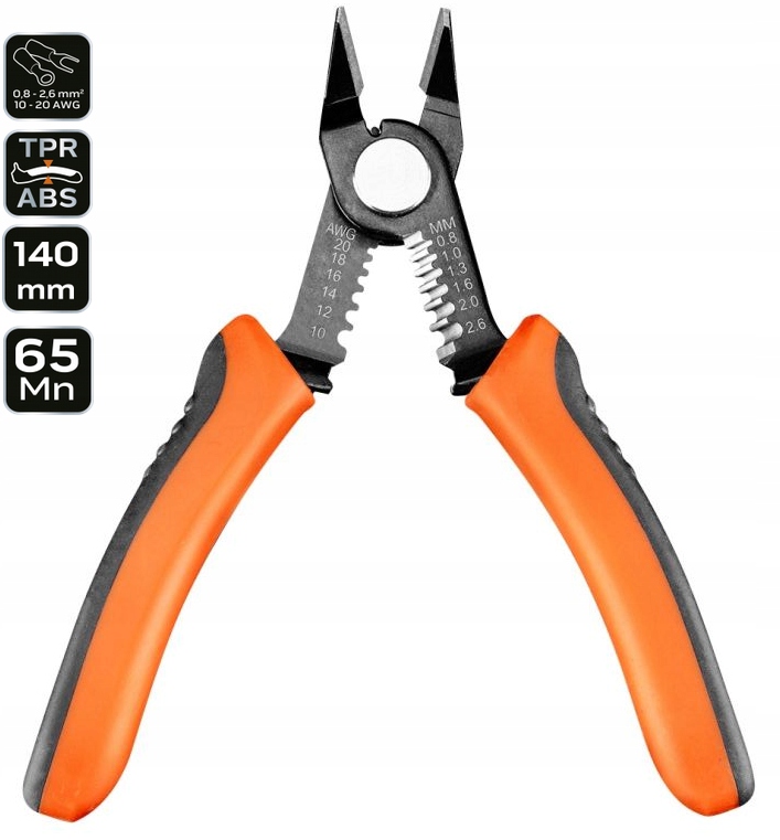 

Neo Szczypce precyzyjne boczne 140 mm 01-509