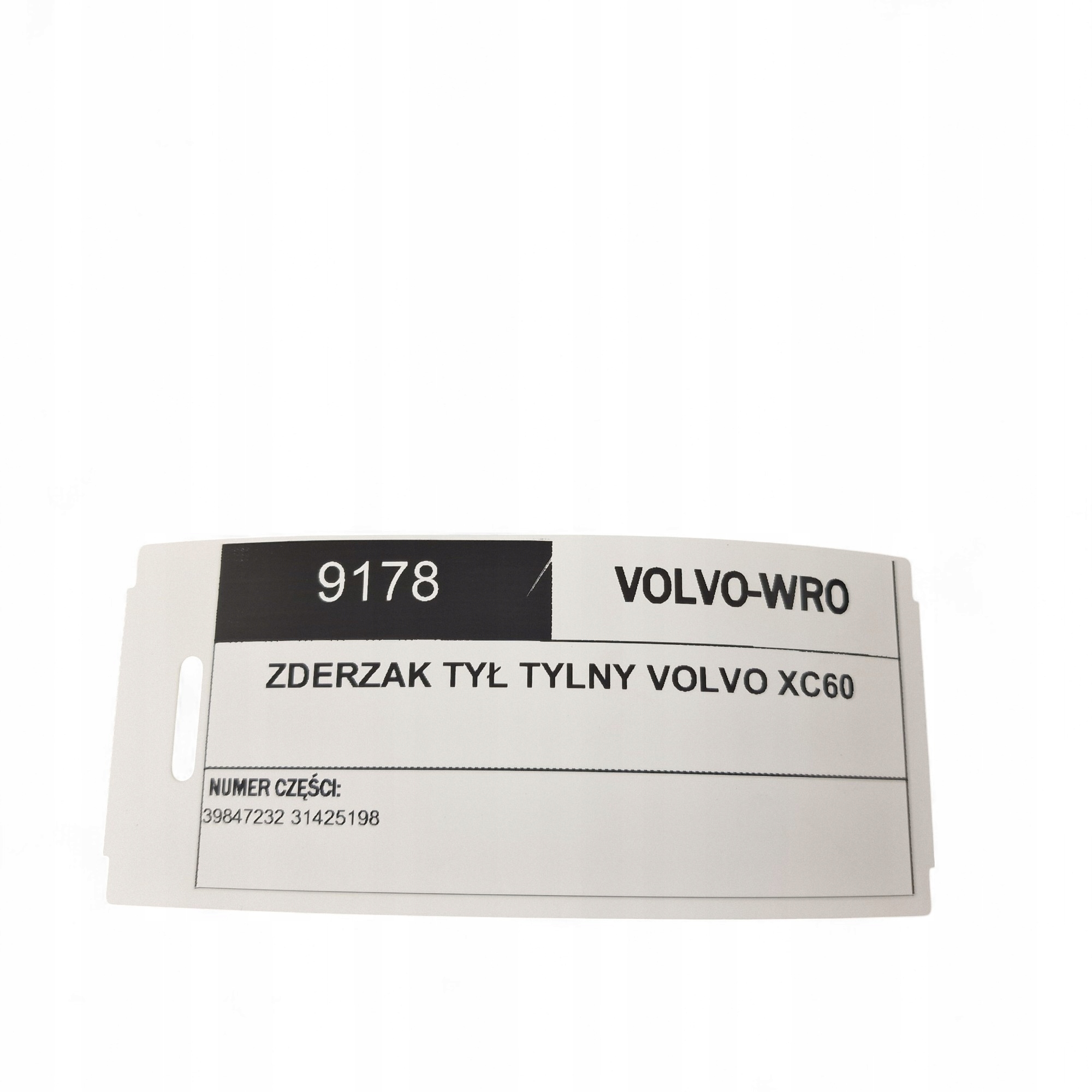 bumper rear part VOLVO XC60 II LIFT 2021