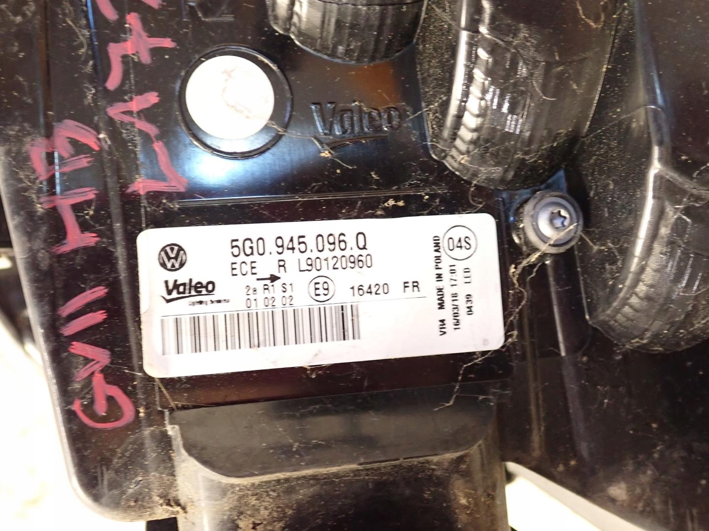 light rear part rear right VW GOLF VII LIFT 2017- LED HB 5G0945096Q