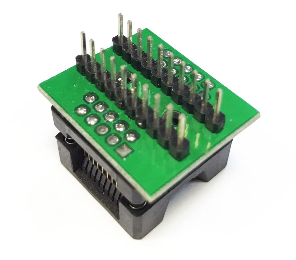 Adapter SOIC20 / SOP20 / SO20 (200mil)-PDIP20 ZIF EAN (GTIN) 9999999842009