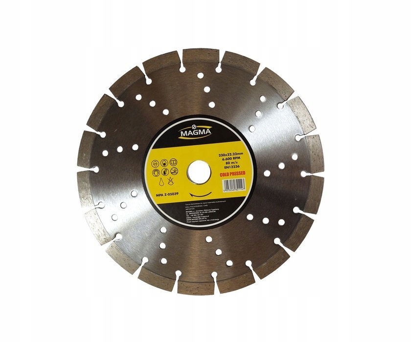 

Tarcza diamentowa Cold zgrzewana 230x22,2mm