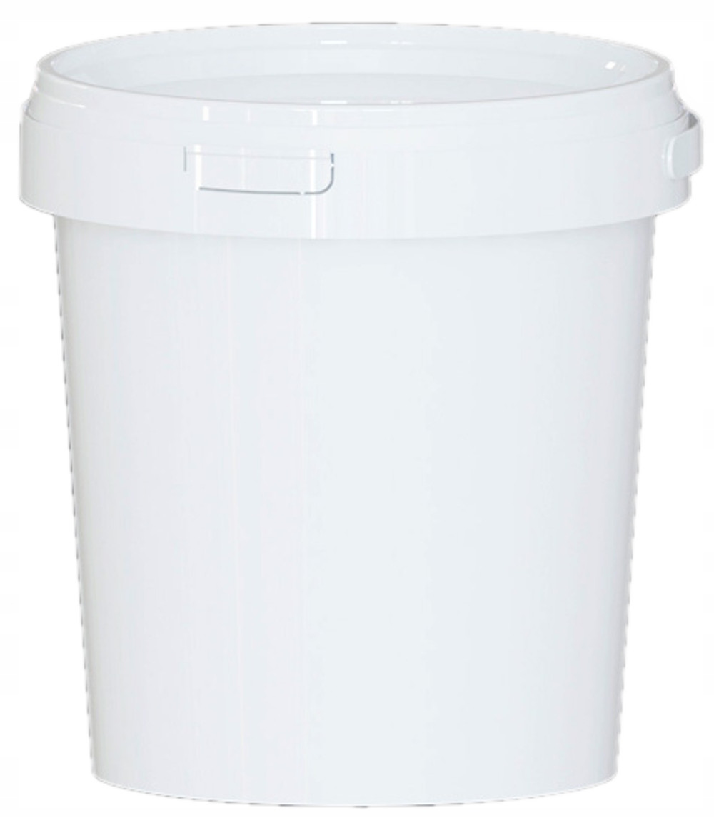 

Wiaderko plastikowe 1L z pokrywką i plombą 10 szt.