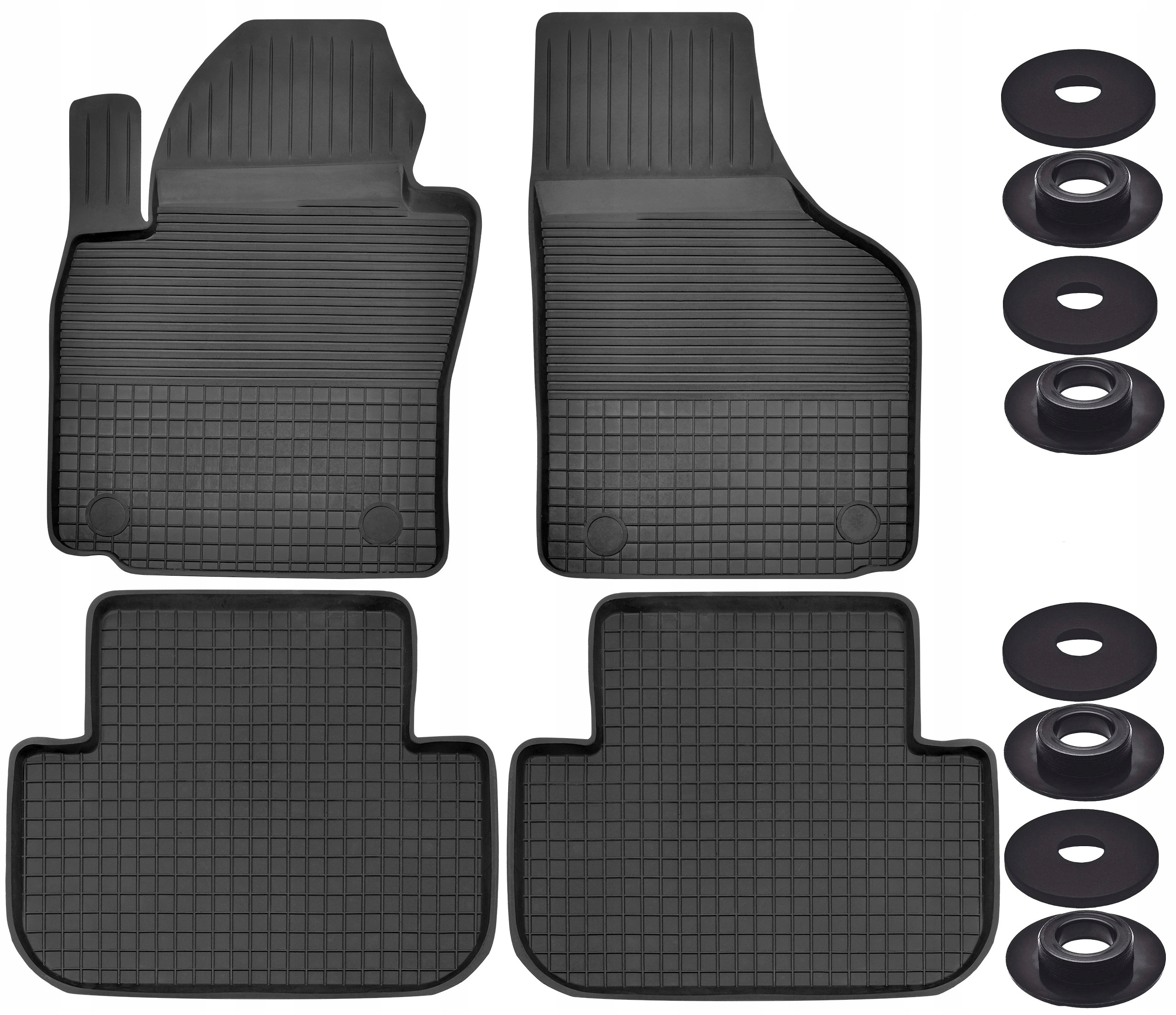 

Vw Touran I II 03- Dywaniki Gumowe Korytka+stopery