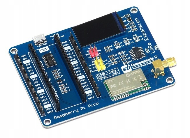 Pico LoRa Expansion 868MHz płytka rozszerzeń z modułem LoRa dla Raspberry