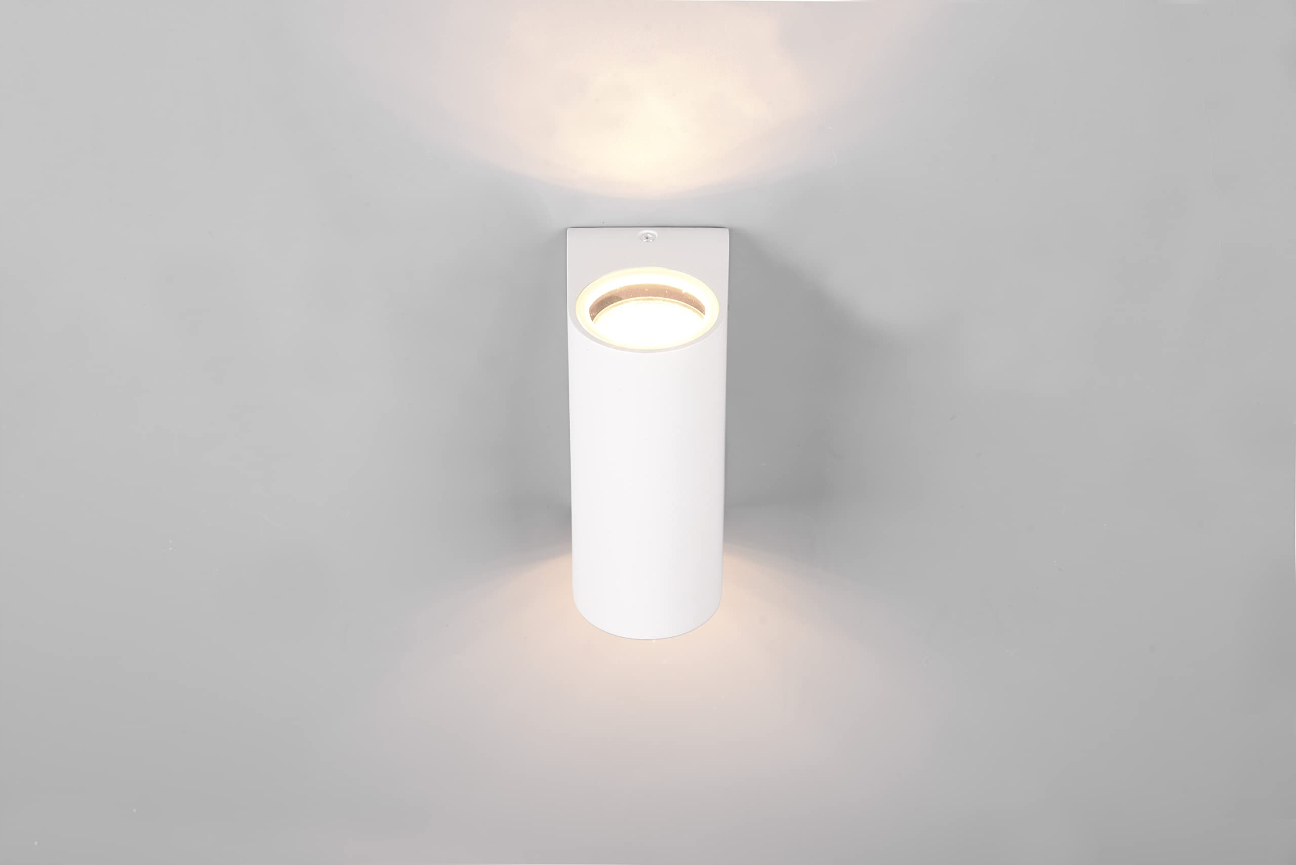 TRIO LEUCHTEN Zewnętrzna Lampa Ścienna Roya Biały Aluminiowy GU10 — miniatura 4