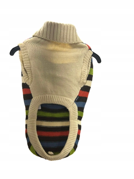 Levně Oblečení svetr pro psa s proužky, velikost L