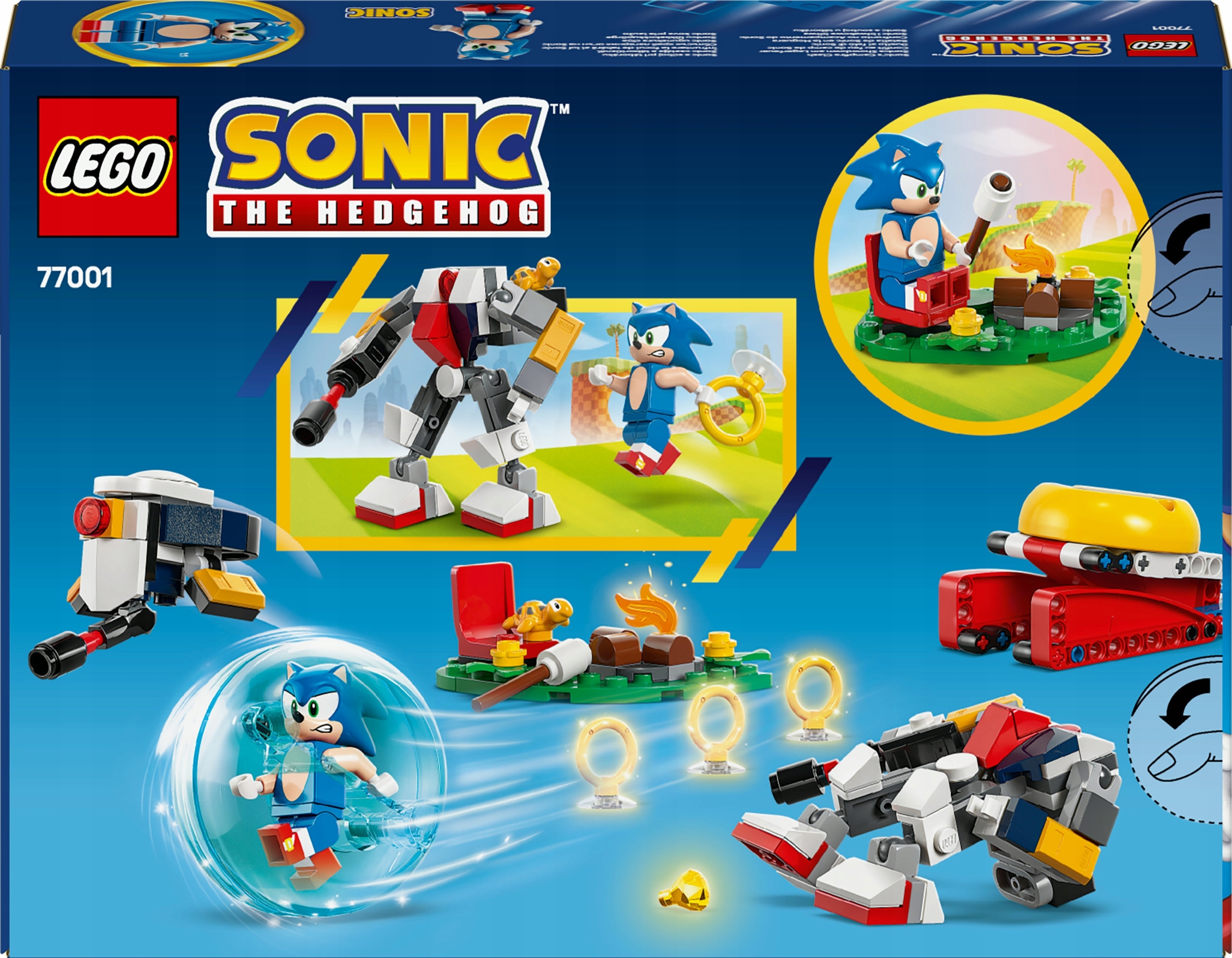 Lego 77001 Sonic the Hedgehog – Sonic a bivakovací bitva