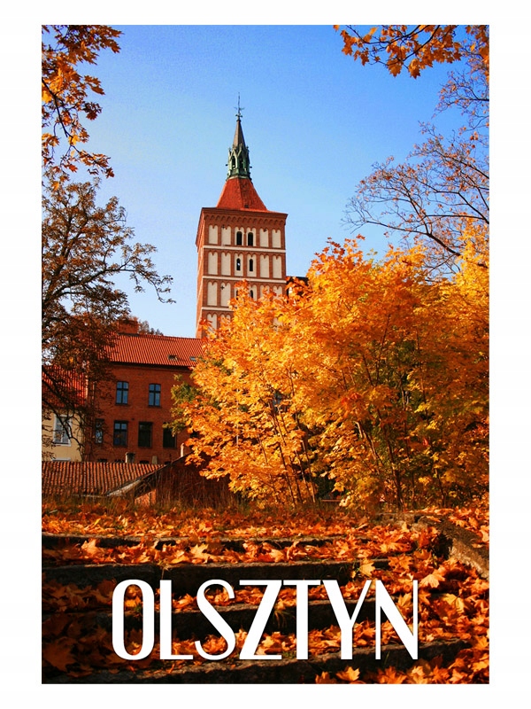 

Olsztyn Kościół Wieża Magnes na lodówkę