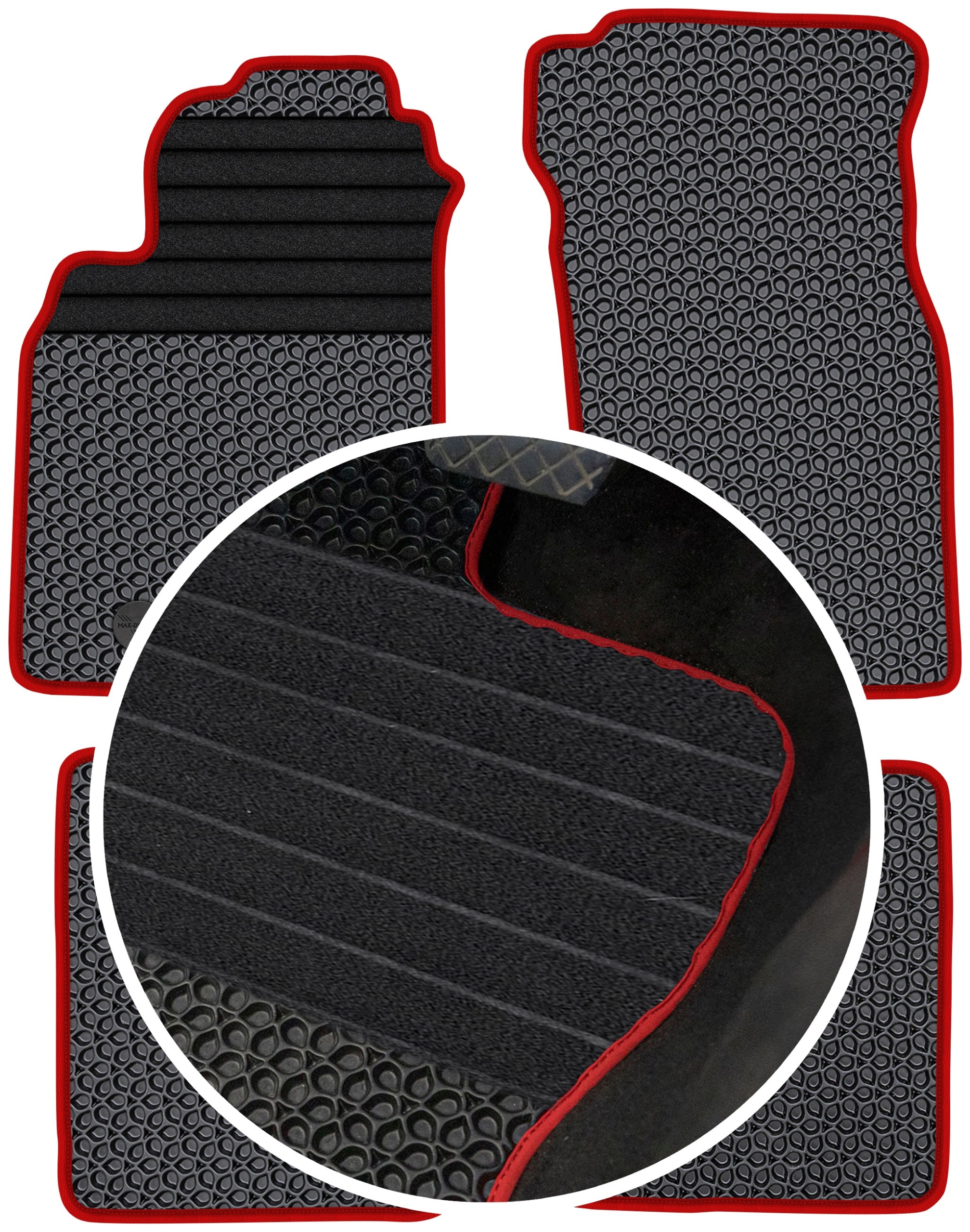 Mitsubishi Lancer VII Fl 05-07 Gumové koberce Eva Eternity Vyztužení XXL