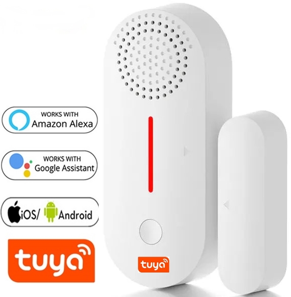 CZUJNIK SENSOR OTWARTYCH DRZWI OKNA TUYA WIFI ALAR Marka inny