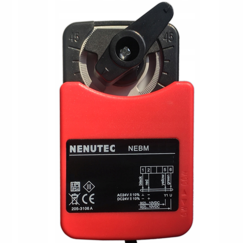 Nenutec NEBA 24-05 siłownik zaworu on/off 24V 5Nm Kod producenta NEBA 24-05