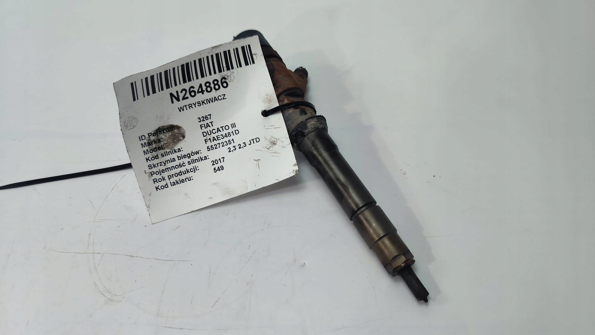 injector 504389548 2.3 JTD FIAT DUCATO III