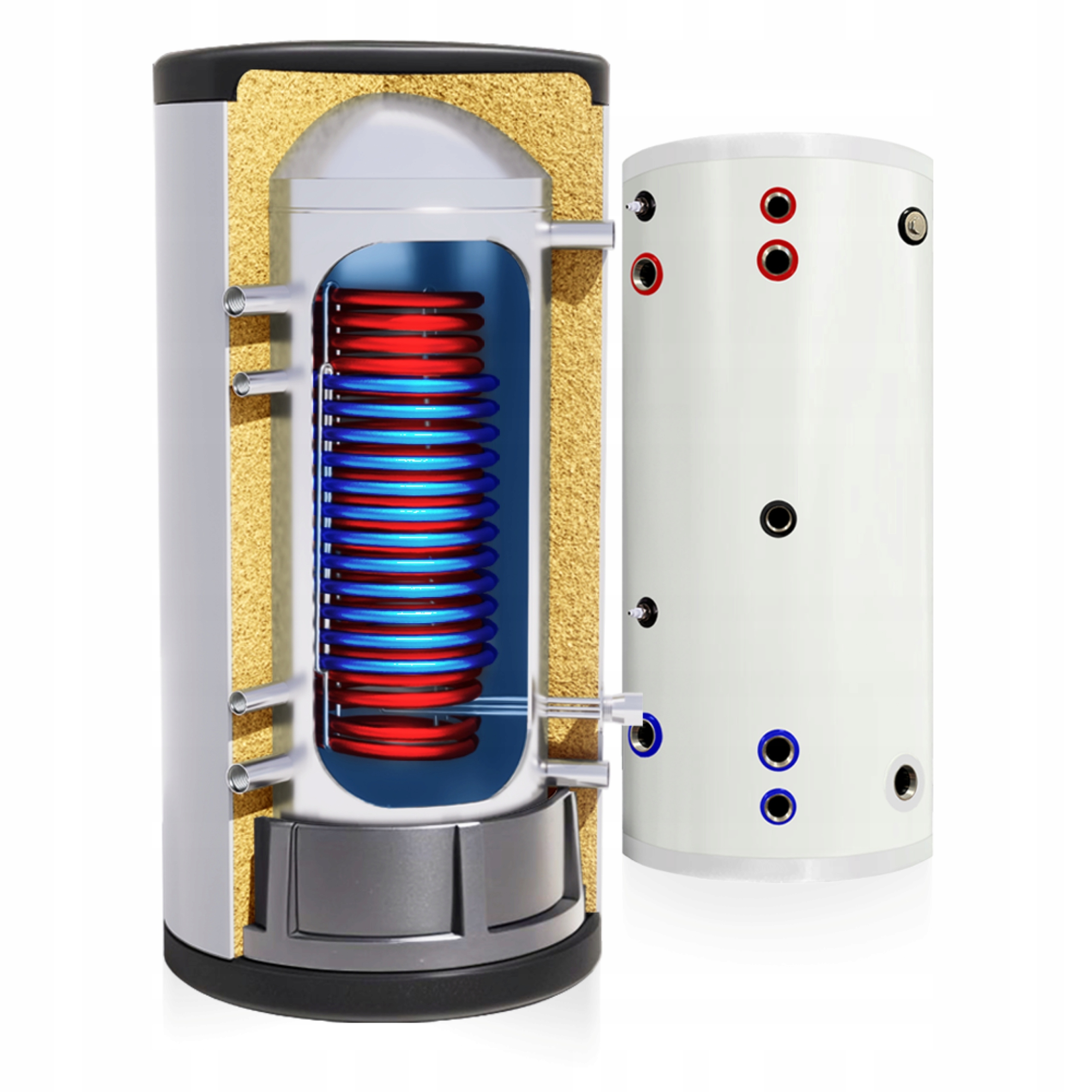 Zásobník Cwu 300L Nerezový 2 hadičky (1,8 3,1) ² bojlerová nádrž