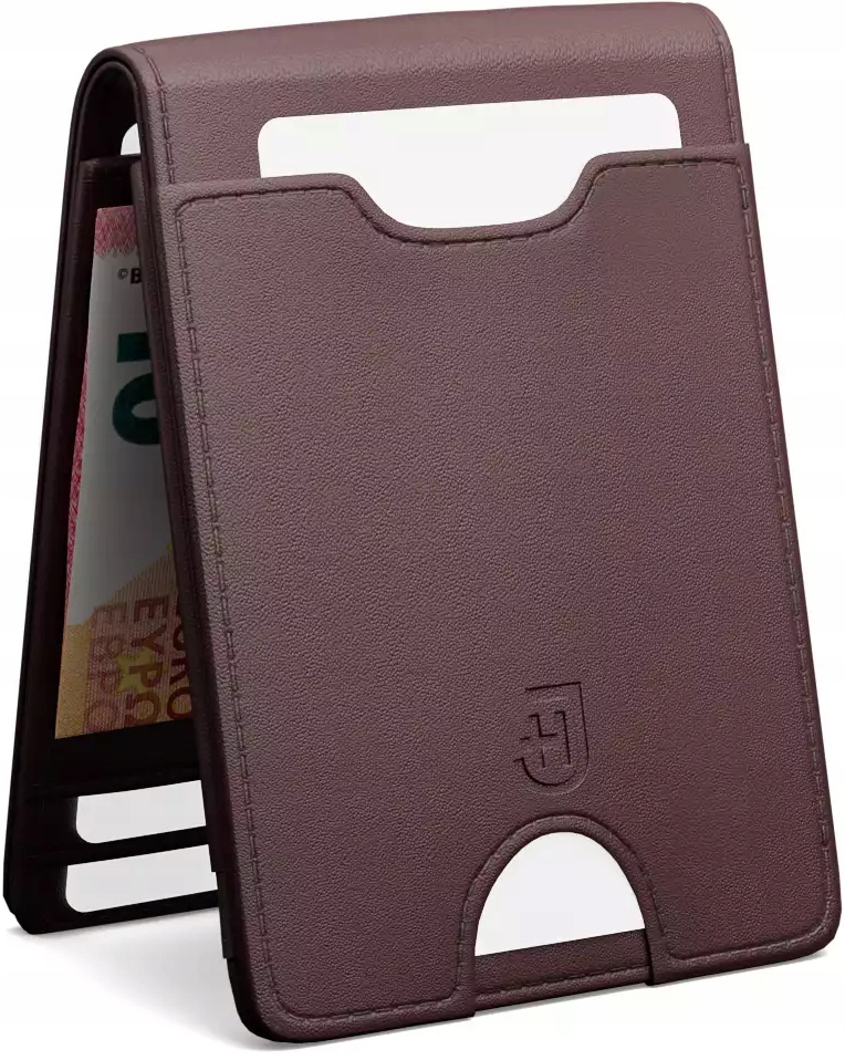 James Hawk Hnědá pánská peněženka s gumičkou na bankovky