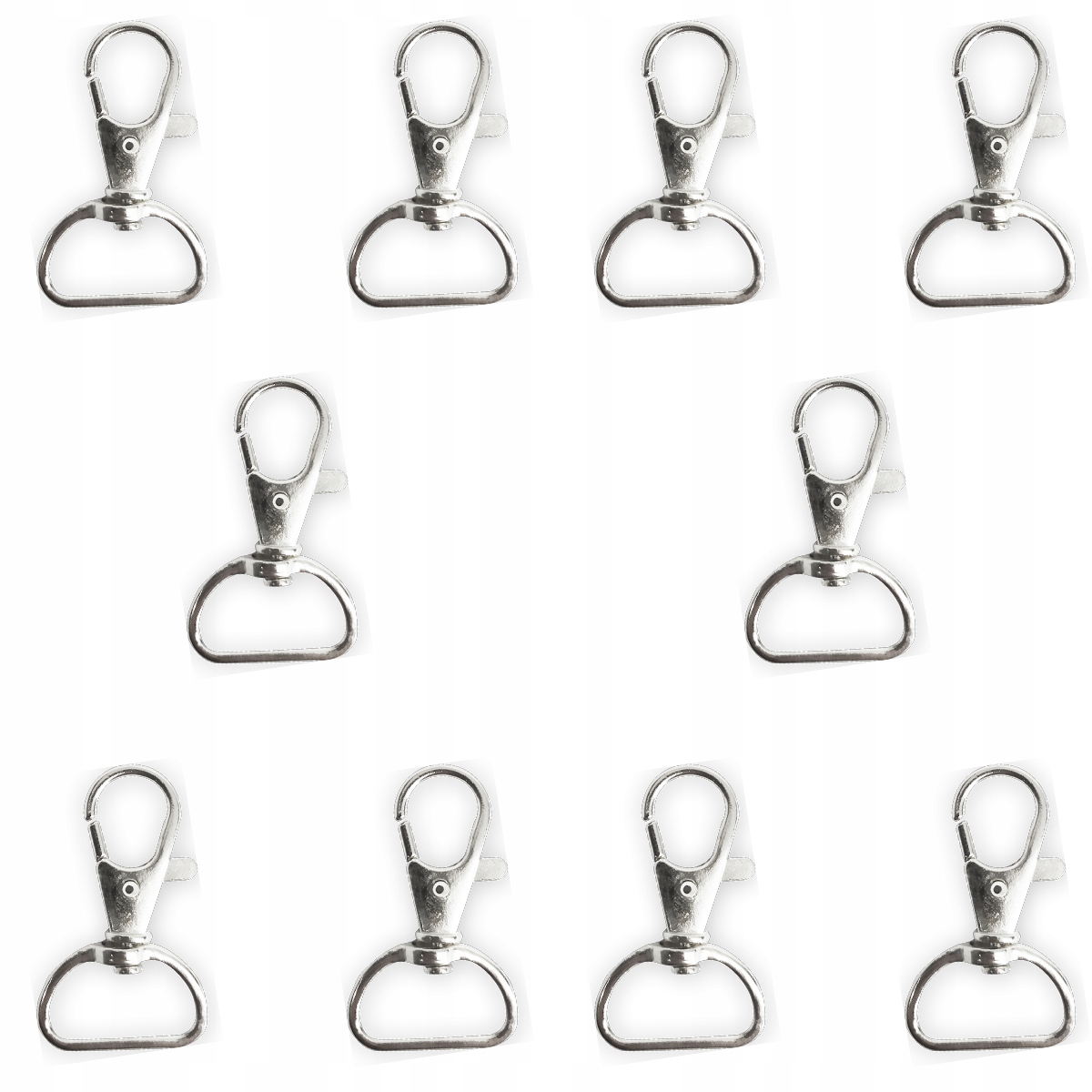 KARABIŃCZYK RYBKA BRELOK 22mm SREBRNY NIKIEL