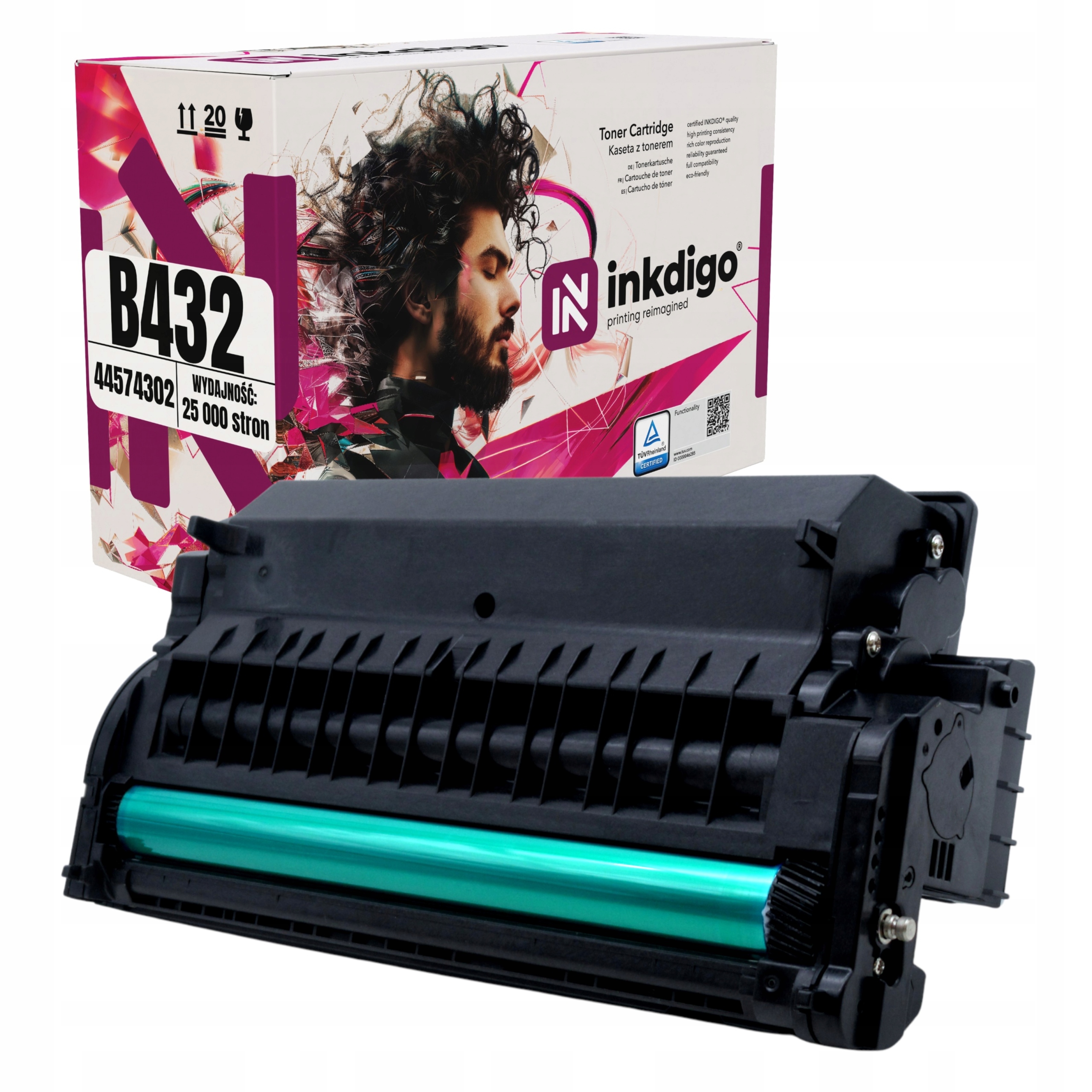 Inkdigo Tuv Buben pro Oki B412 B432 B512 MB472 B492