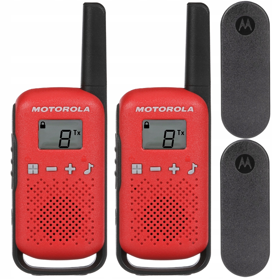 MOTOROLA T42 WALKIE TALKIE KRÓTKOFALÓWKI 2szt. 4km