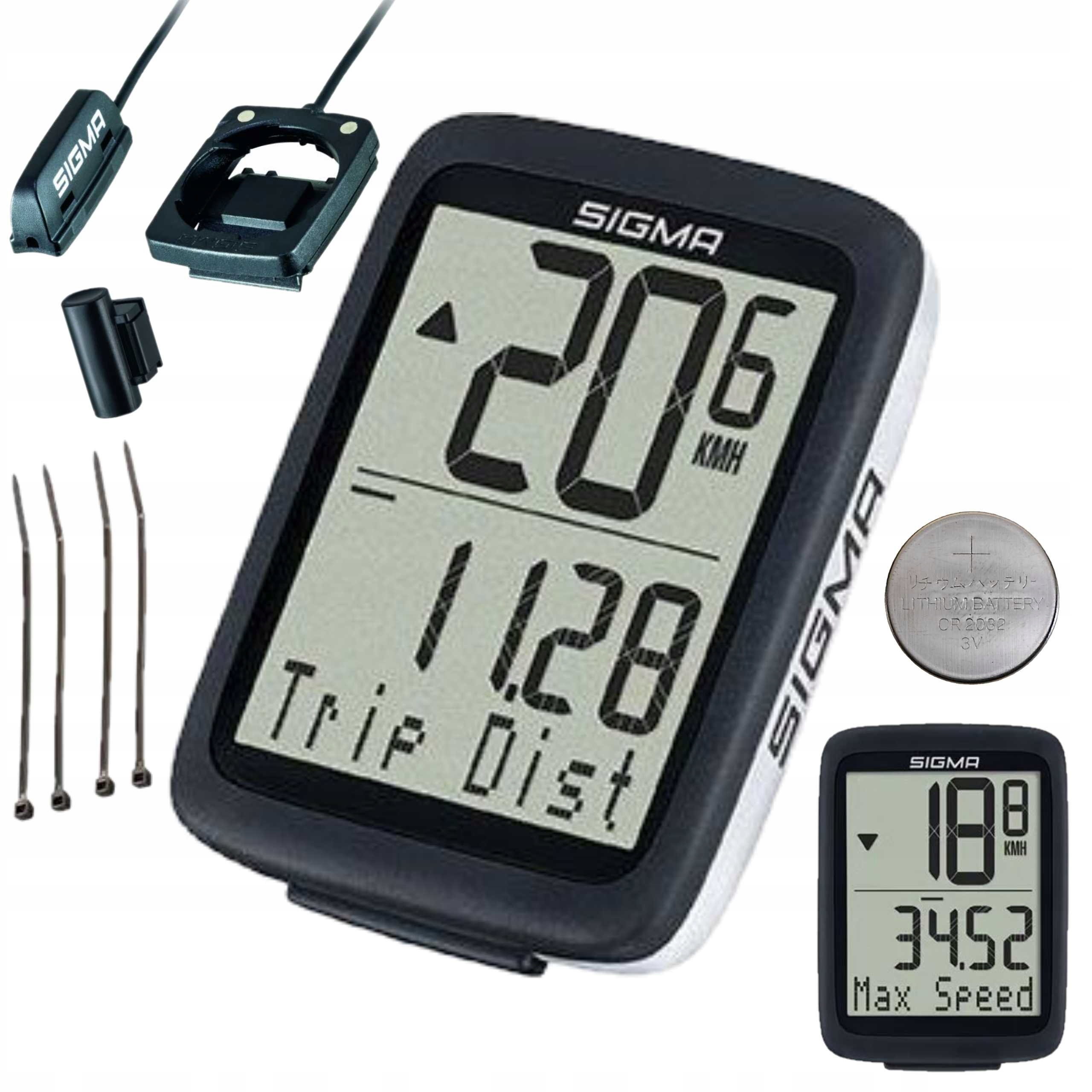 Licznik Rowerowy Przewodowy Sigma Bc 10.0 Wr 10210 Wodoodporny