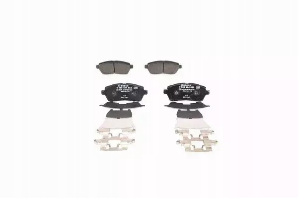 BOSCH TARCZE+KLOCKI PRZÓD FORD FIESTA VI 258MM Wersja Europejska
