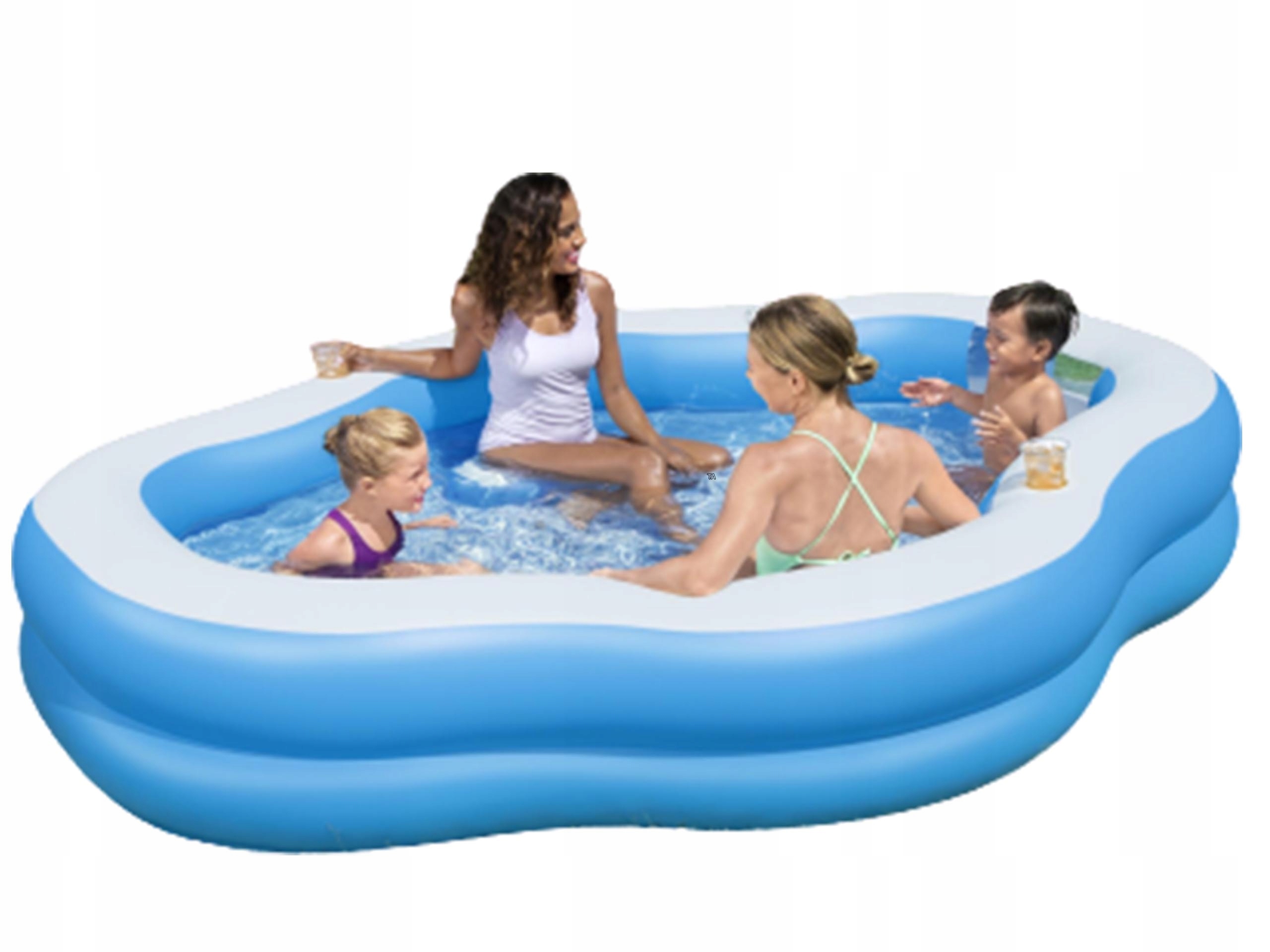 Veľký Nafukovací Bazén 270X198X51 CM Bestway 54409