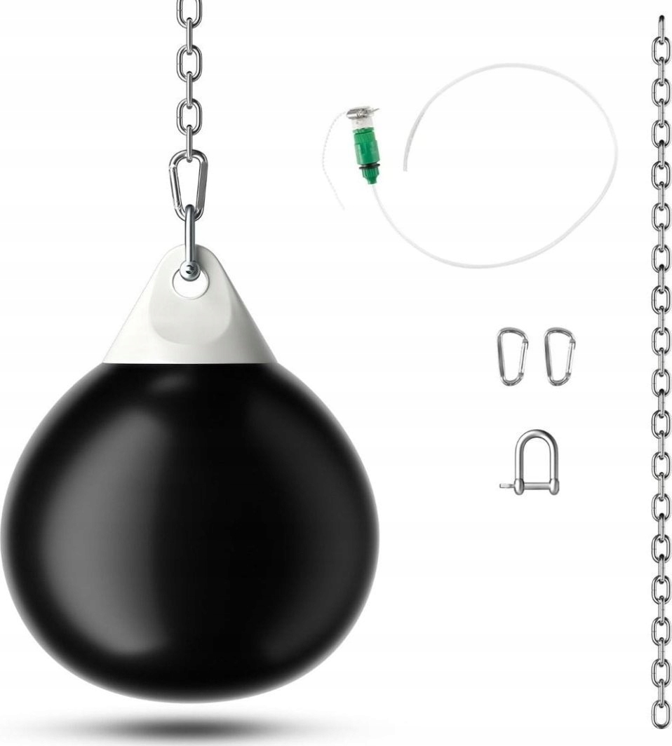 Gruszka treningowa czarna worek do bicia na wode Costway SP38107DK