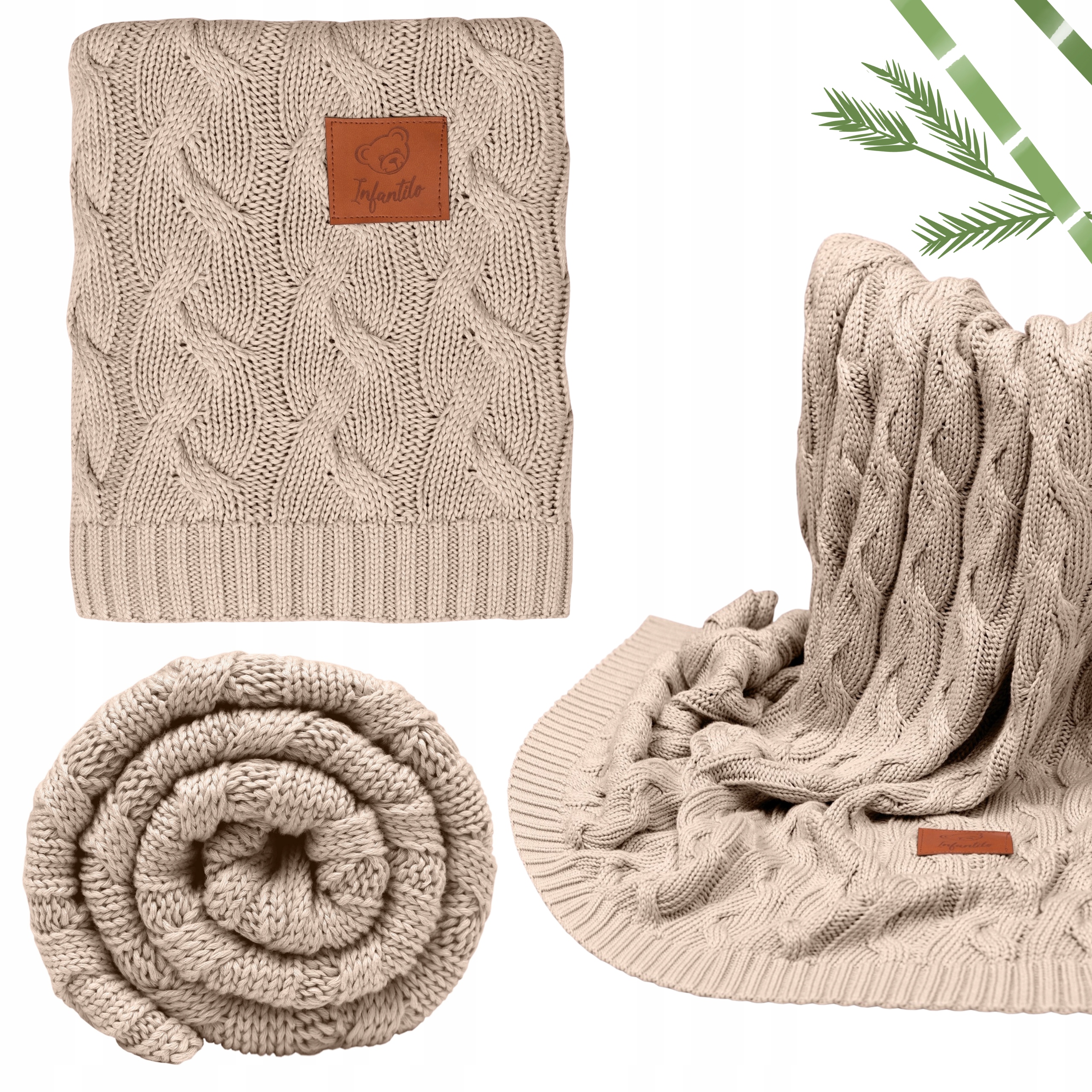 KOCYK BAMBUSOWY DZIANY WARKOCZ 80X100